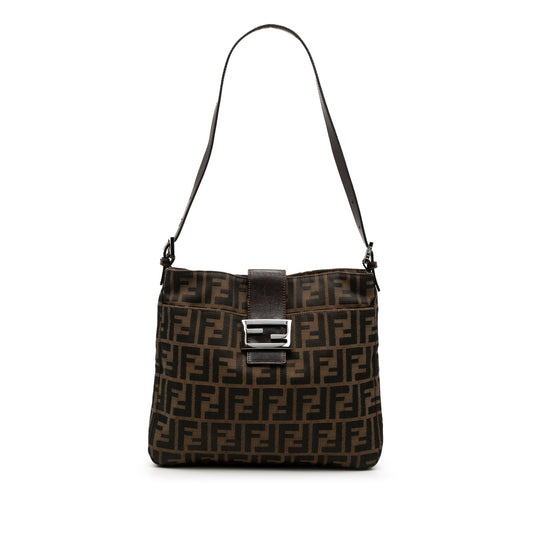 Fendi Zucca Canvas Shoulder Bag