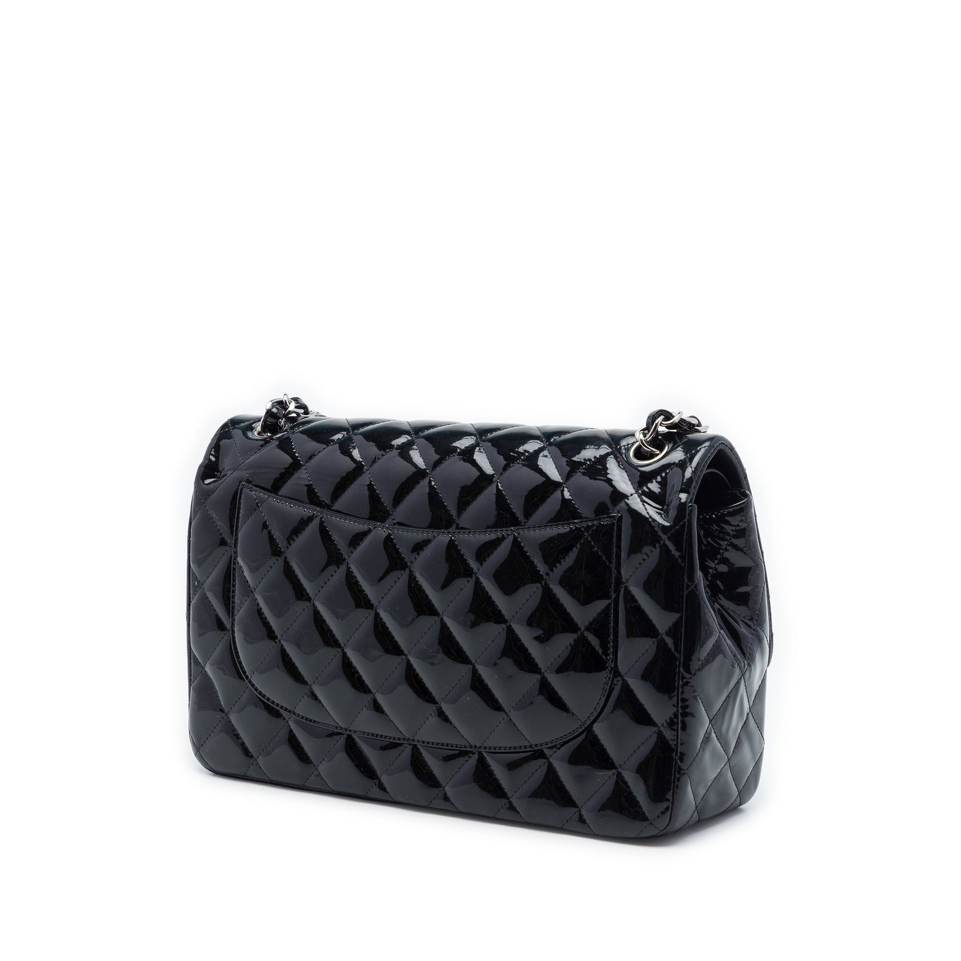 Chanel Jumbo Classic Patent Double Flap