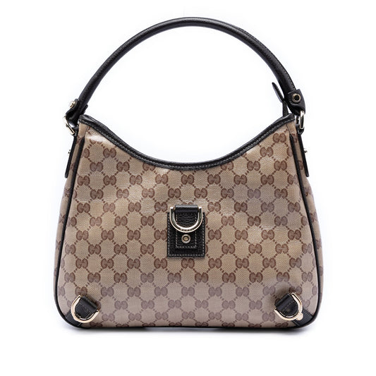 Gucci GG Crystal Abbey D Ring Shoulder Bag