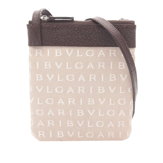 Bvlgari Logomania Canvas Crossbody