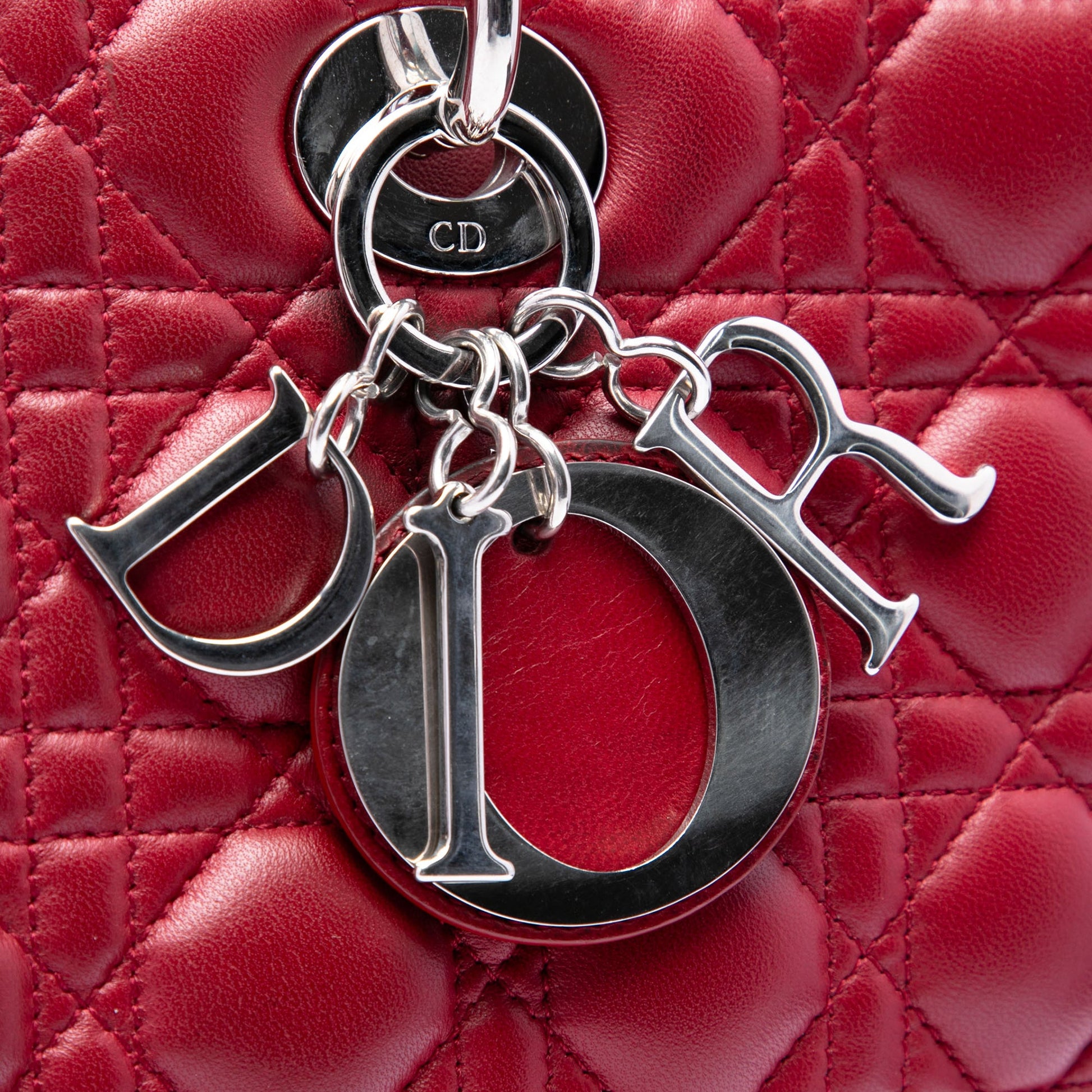 Dior Large Lambskin Cannage Lady Dior