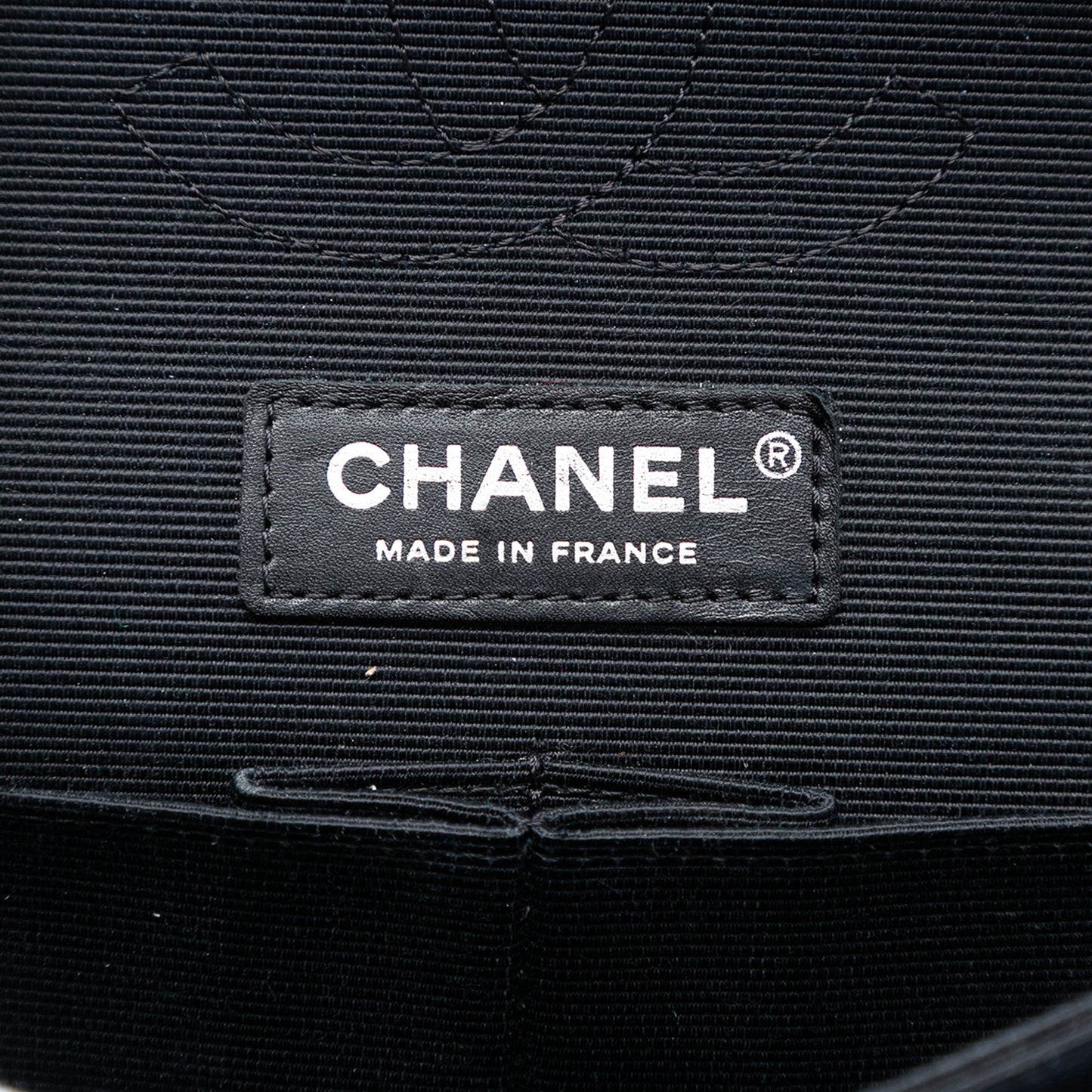Medium Classic Ribbon and Tweed Logo Double Flap