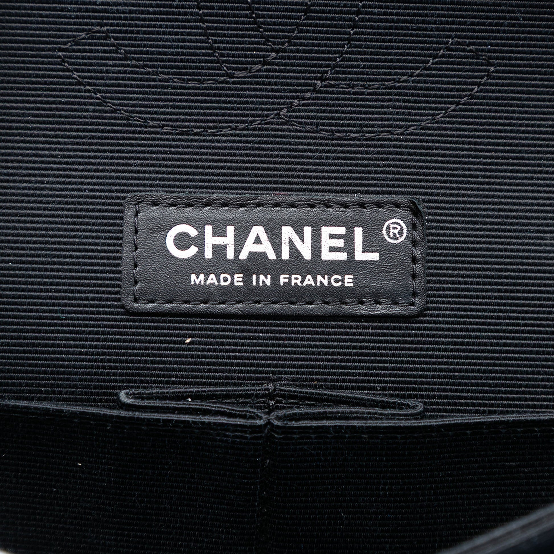 Medium Classic Ribbon and Tweed Logo Double Flap