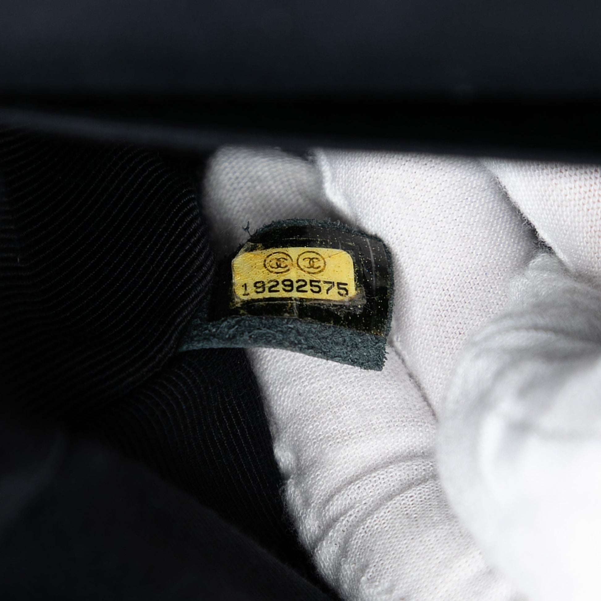 Medium Classic Ribbon and Tweed Logo Double Flap