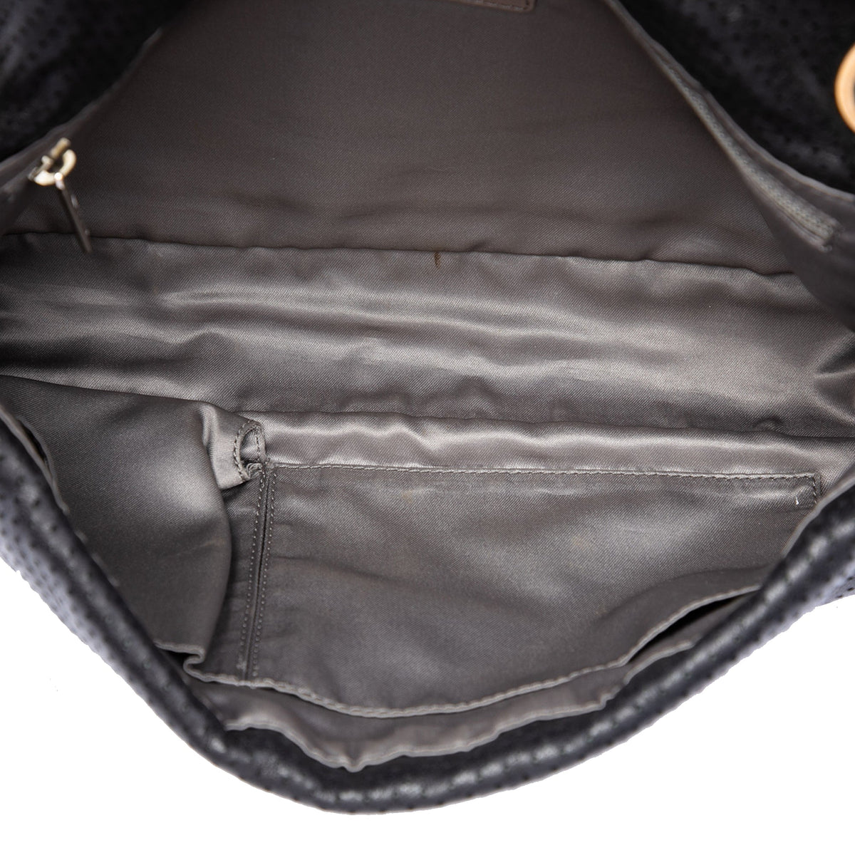 Chanel Medium Perforated Calfskin Reissue 2.55 Drill Flap — Black