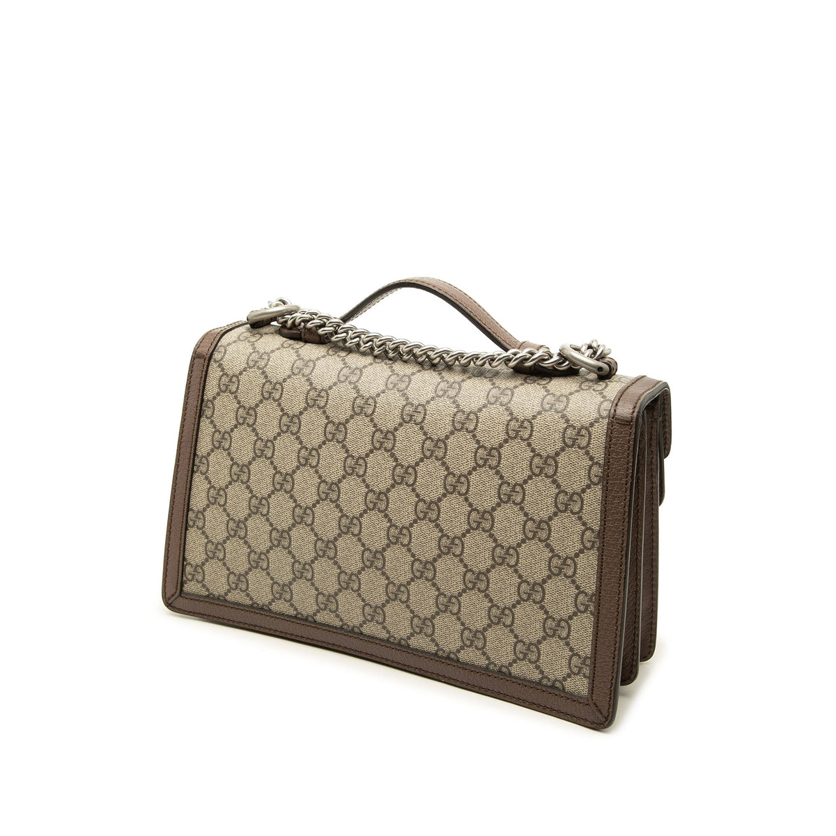 Gucci GG Supreme Dionysus Top Handle Bag — Beige
