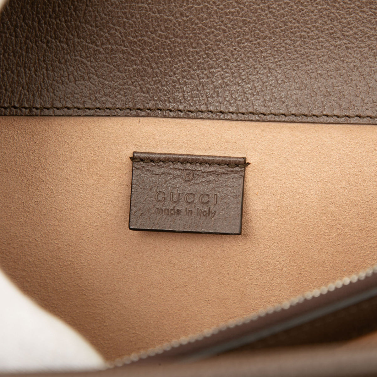 Gucci GG Supreme Dionysus Top Handle Bag — Beige