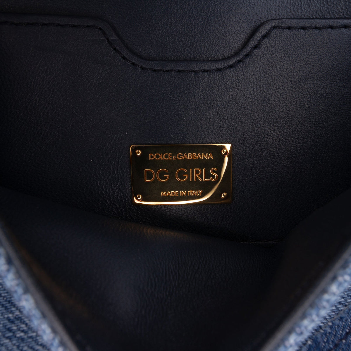 Dolce & Gabbana Denim DG Girls Crossbody