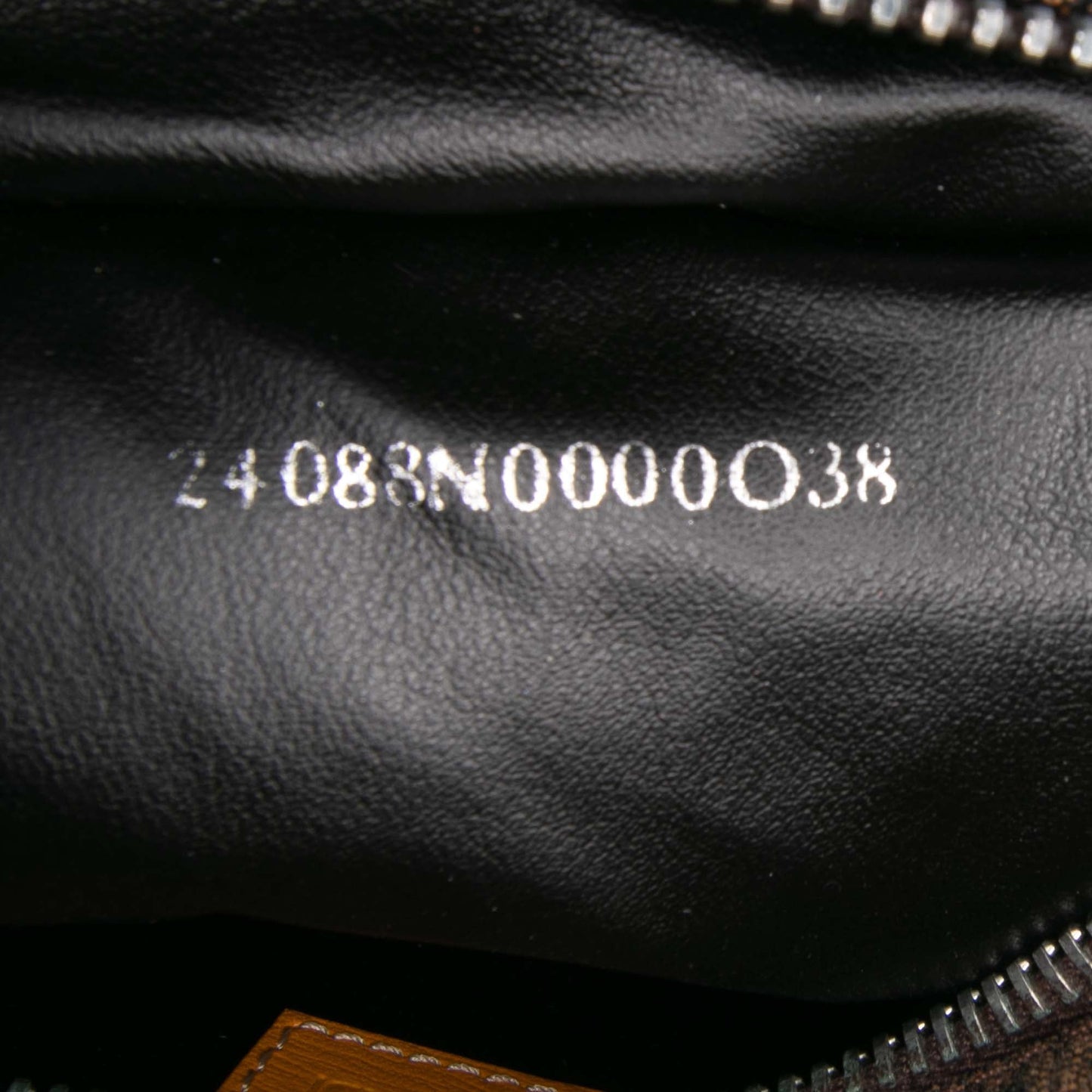 Fendi Zebra Print Canvas Handbag