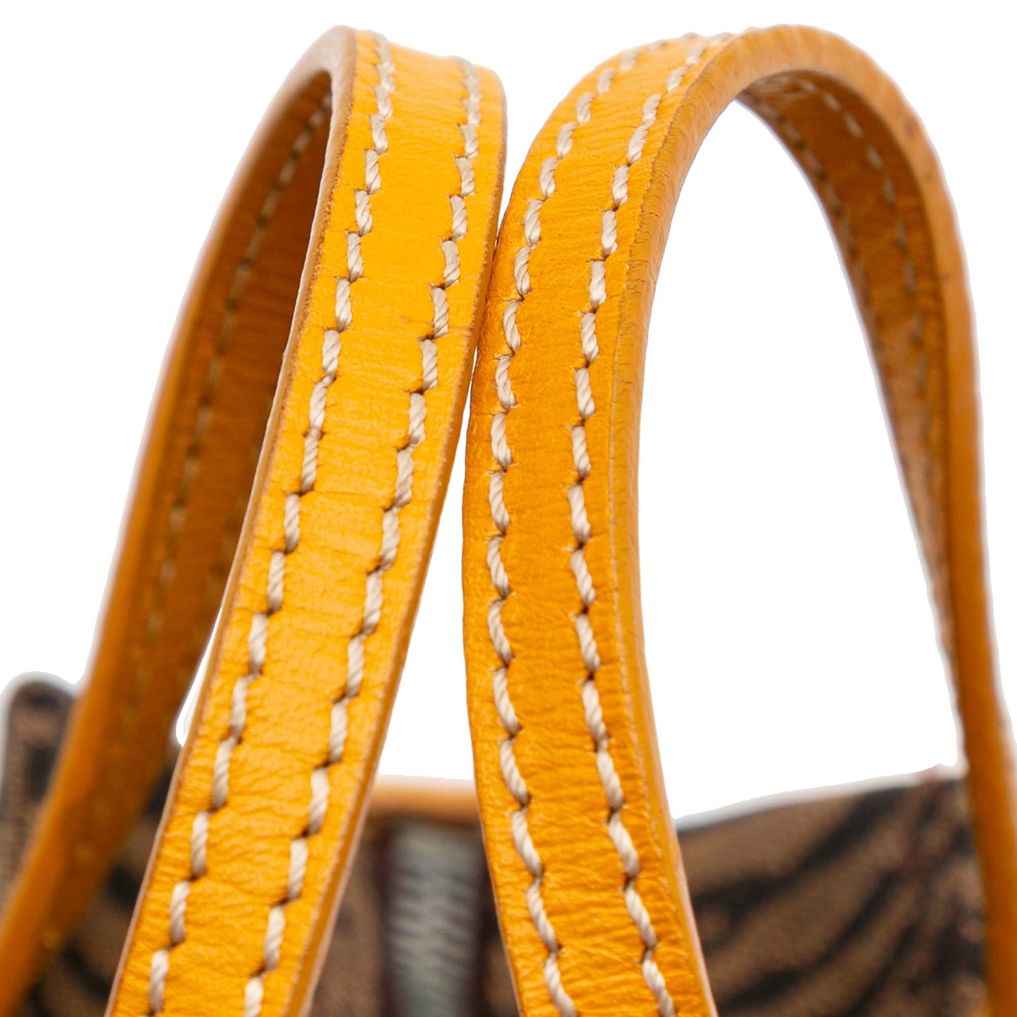 Fendi Zebra Print Canvas Handbag