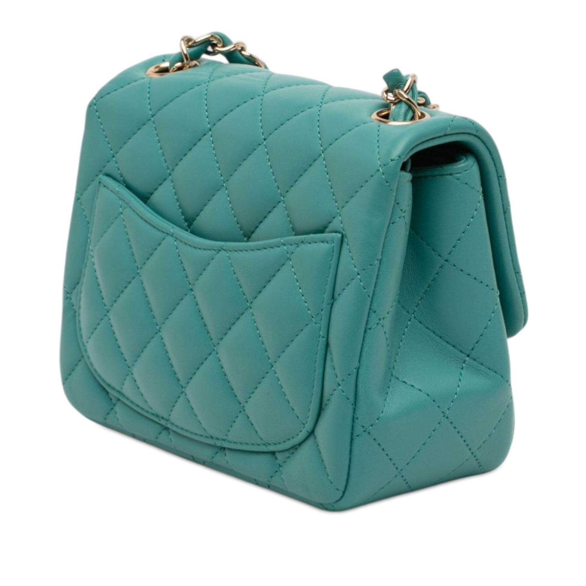 Chanel Mini Square Classic Lambskin Single Flap