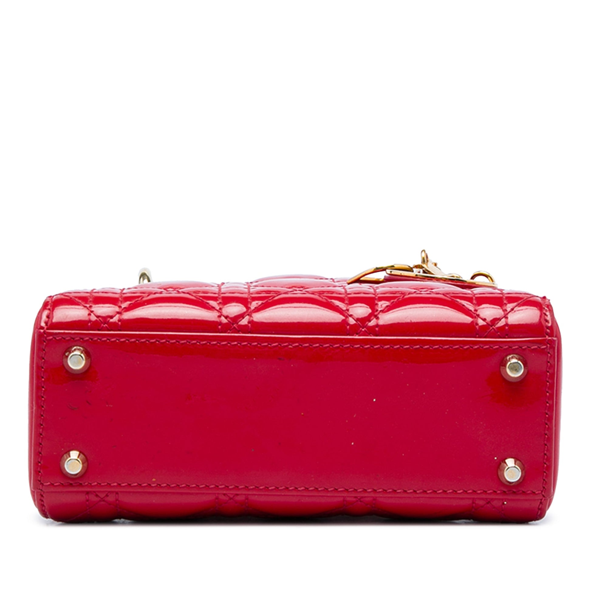 Dior Mini Patent Cannage Lady Dior