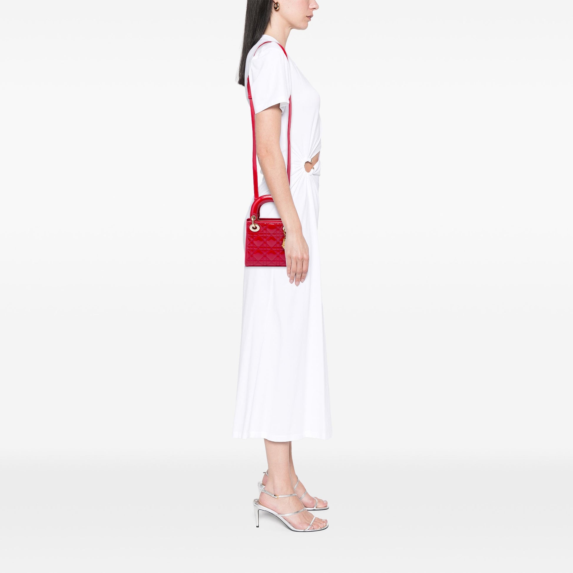 Dior Mini Patent Cannage Lady Dior