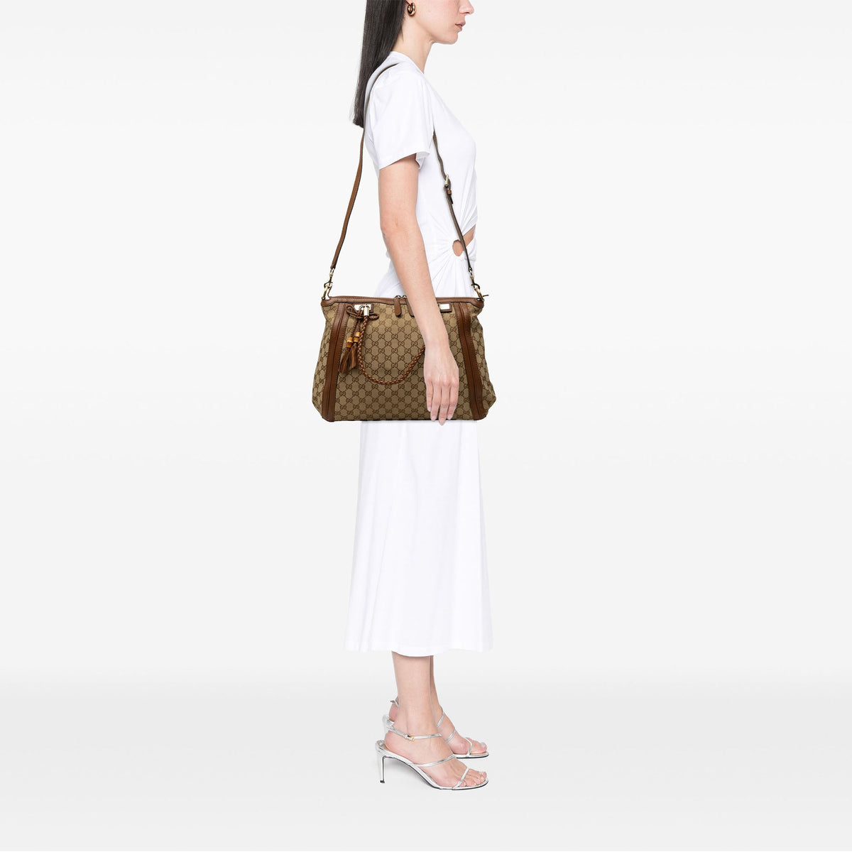 Gucci GG Canvas Bella Convertible Tote