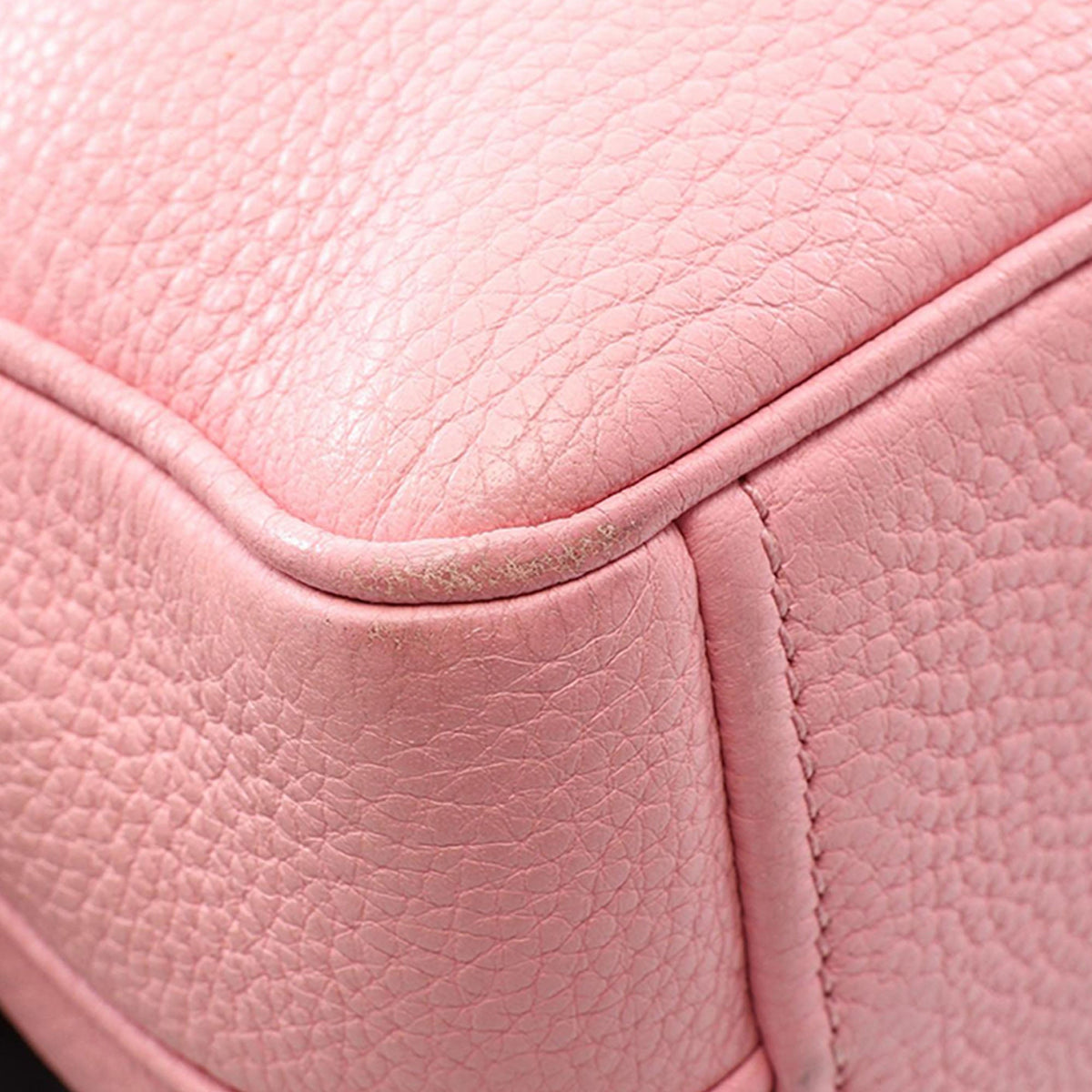 Prada Vitello Daino Double Zip Camara Bag — Pink