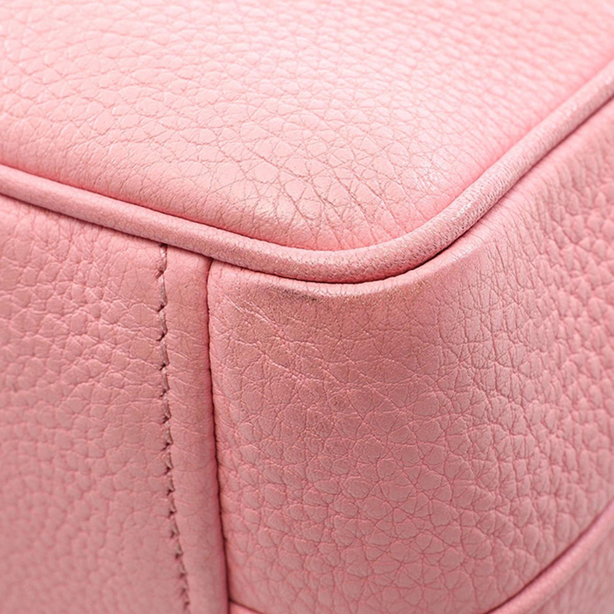 Prada Vitello Daino Double Zip Camara Bag — Pink