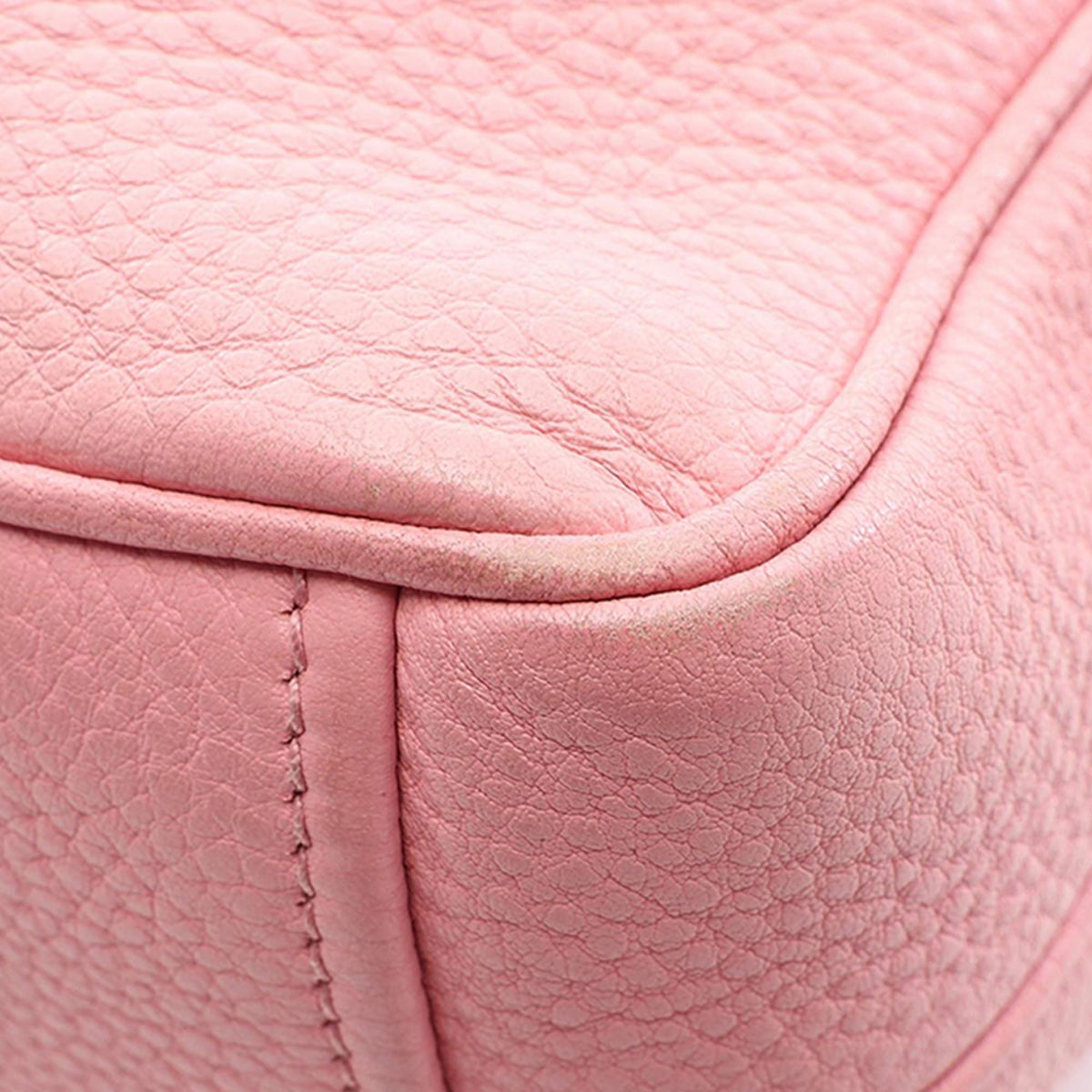 Prada Vitello Daino Double Zip Camara Bag — Pink