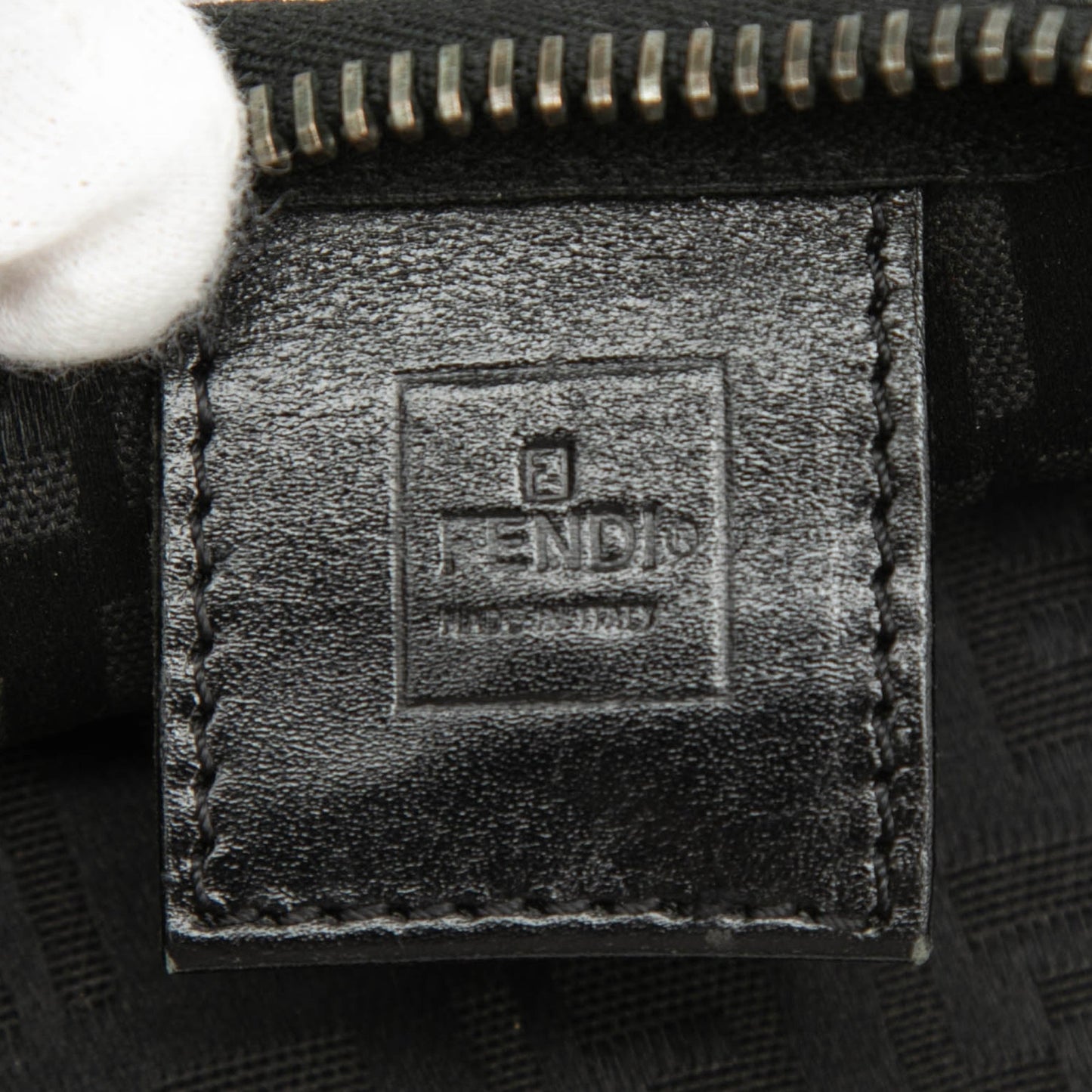 Fendi Zucchino Canvas Handbag