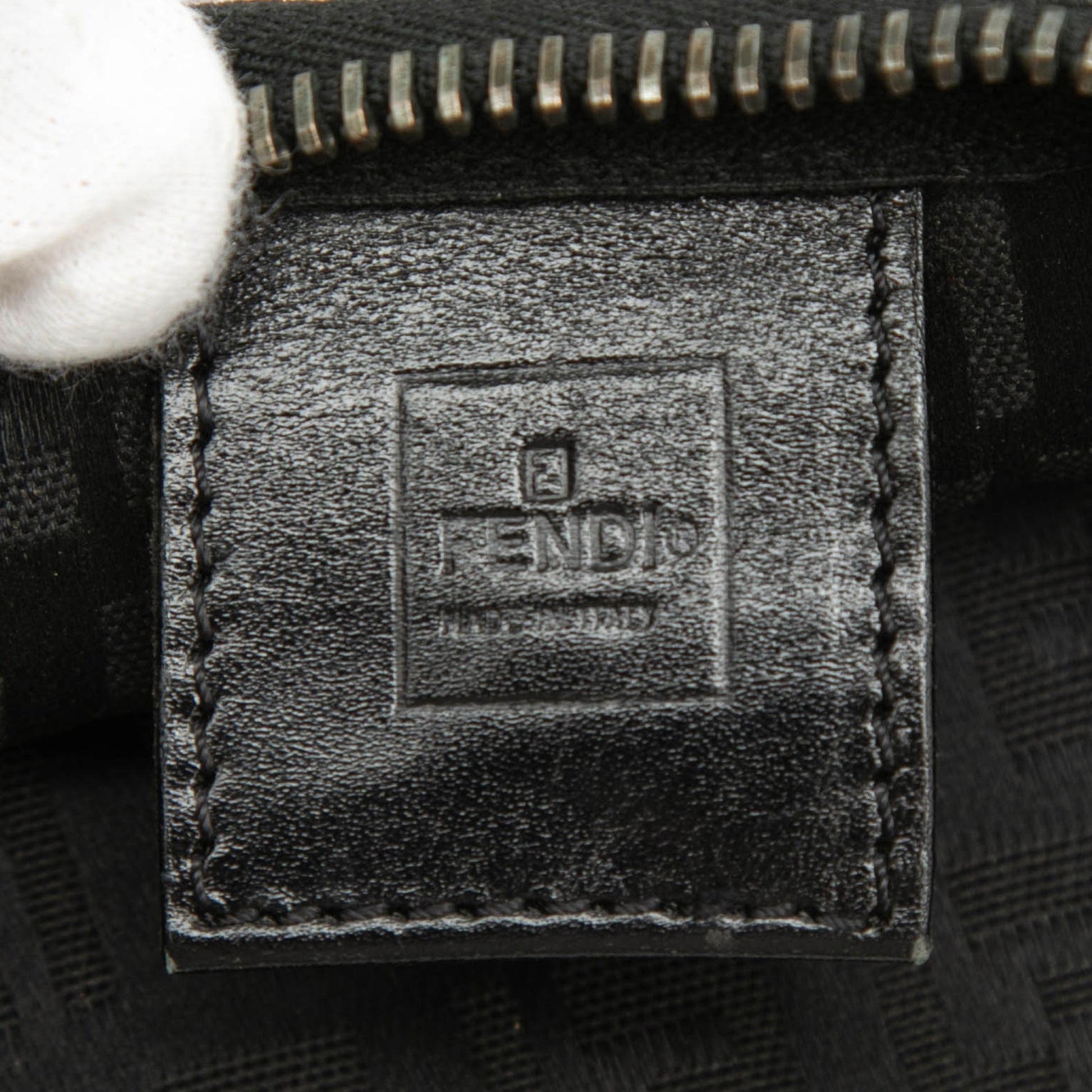 Fendi Zucchino Canvas Handbag