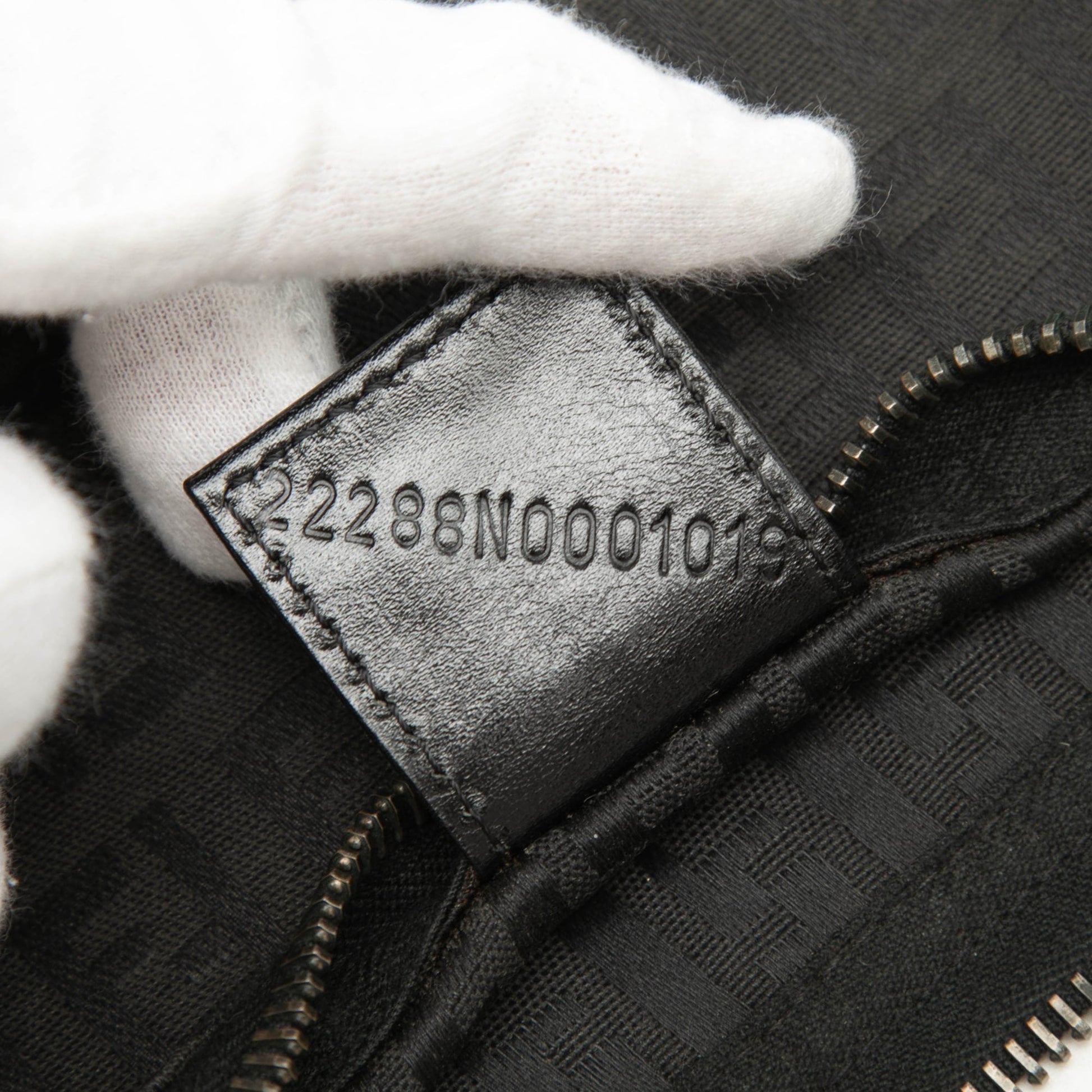 Fendi Zucchino Canvas Handbag