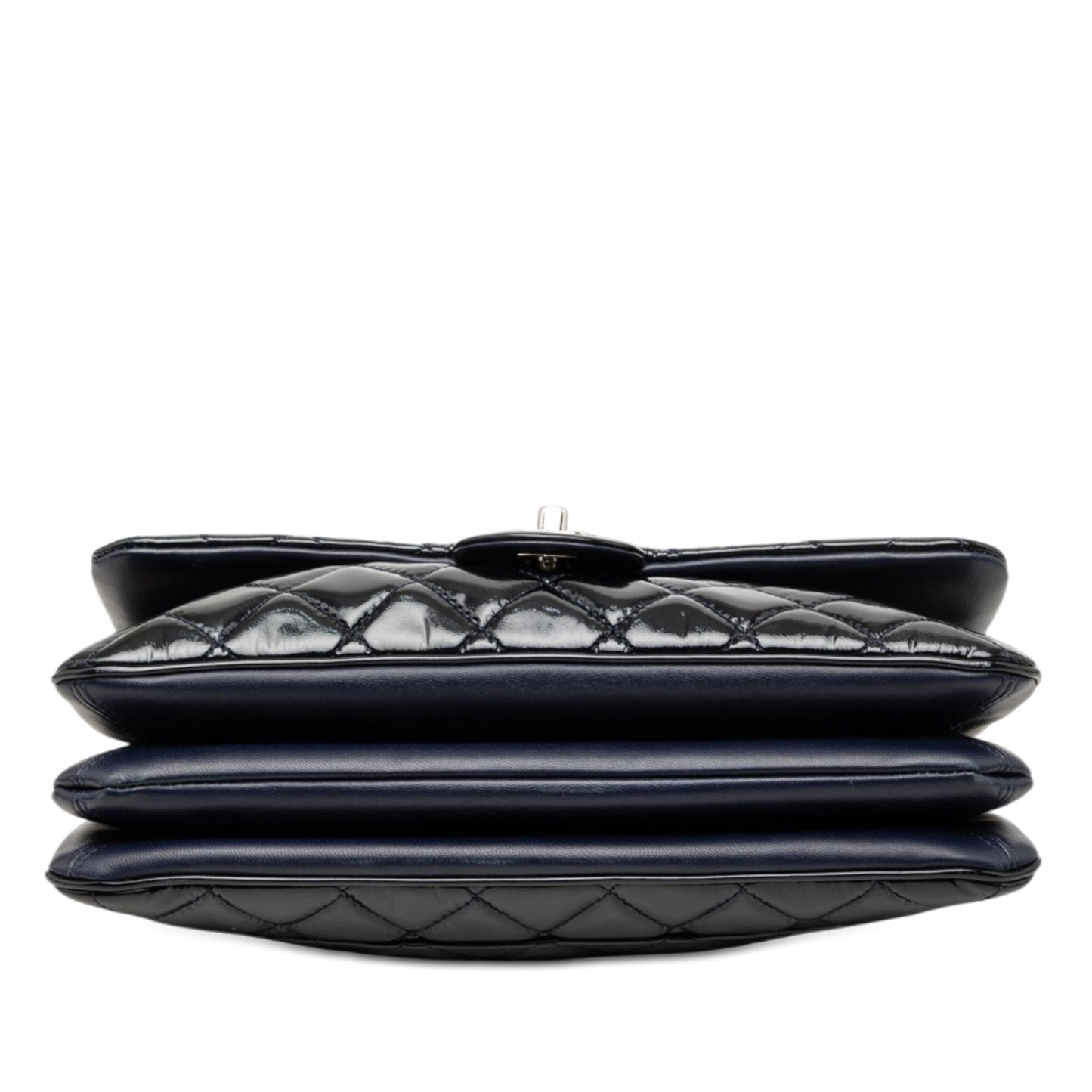Chanel Jumbo Patent 3 Accordion Flap
