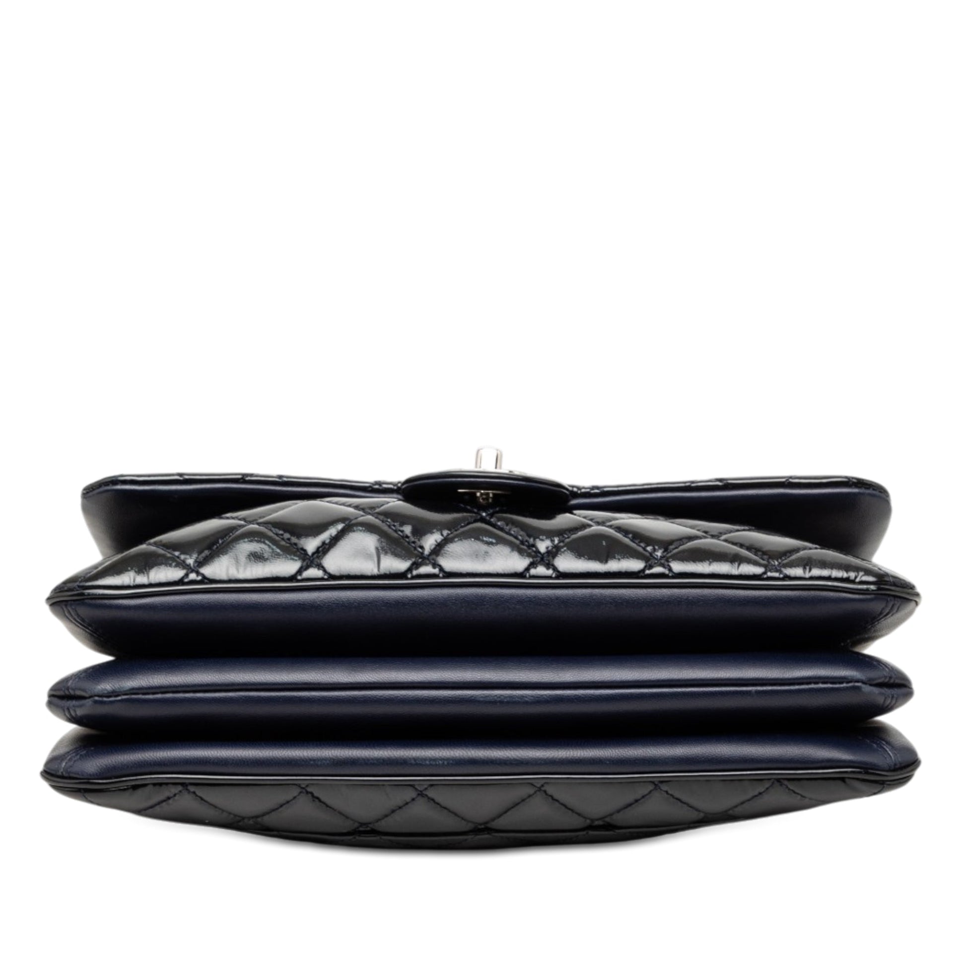 Chanel Jumbo Patent 3 Accordion Flap