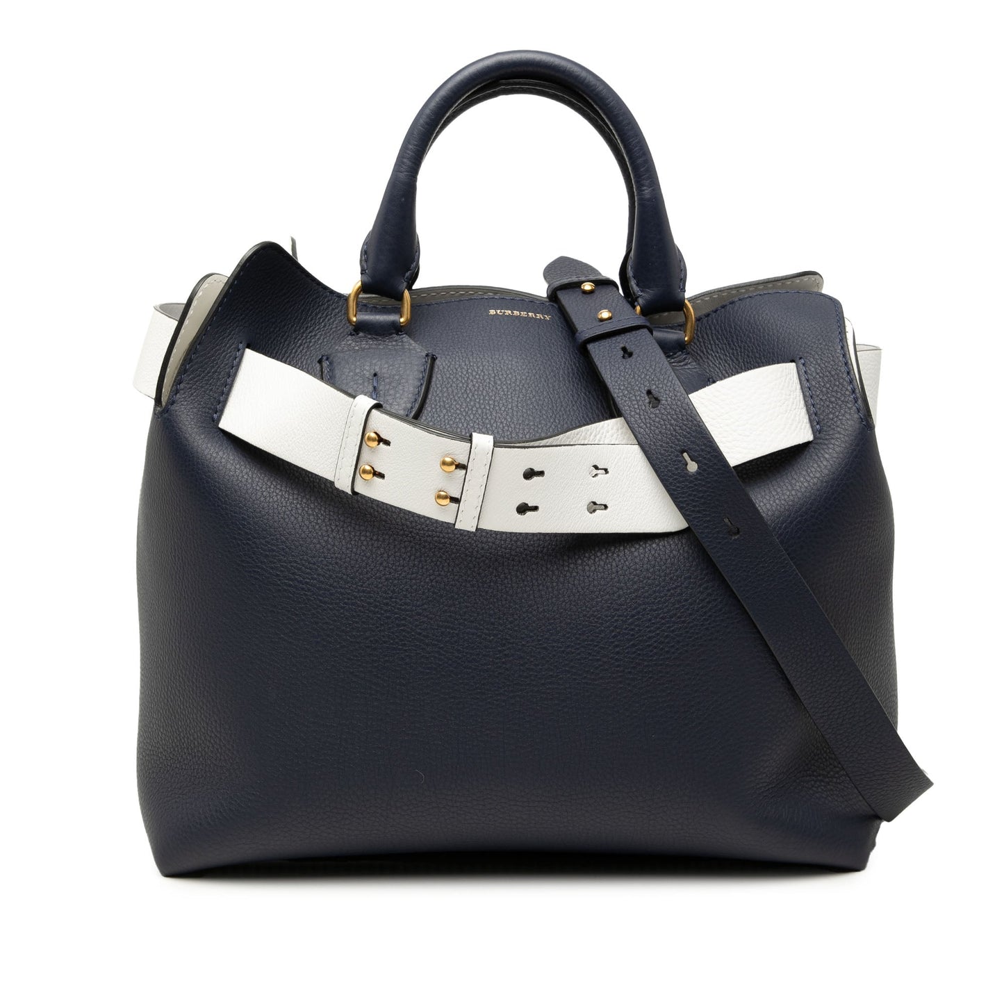 Burberry Medium Bicolor Leather Marais Belt Bag