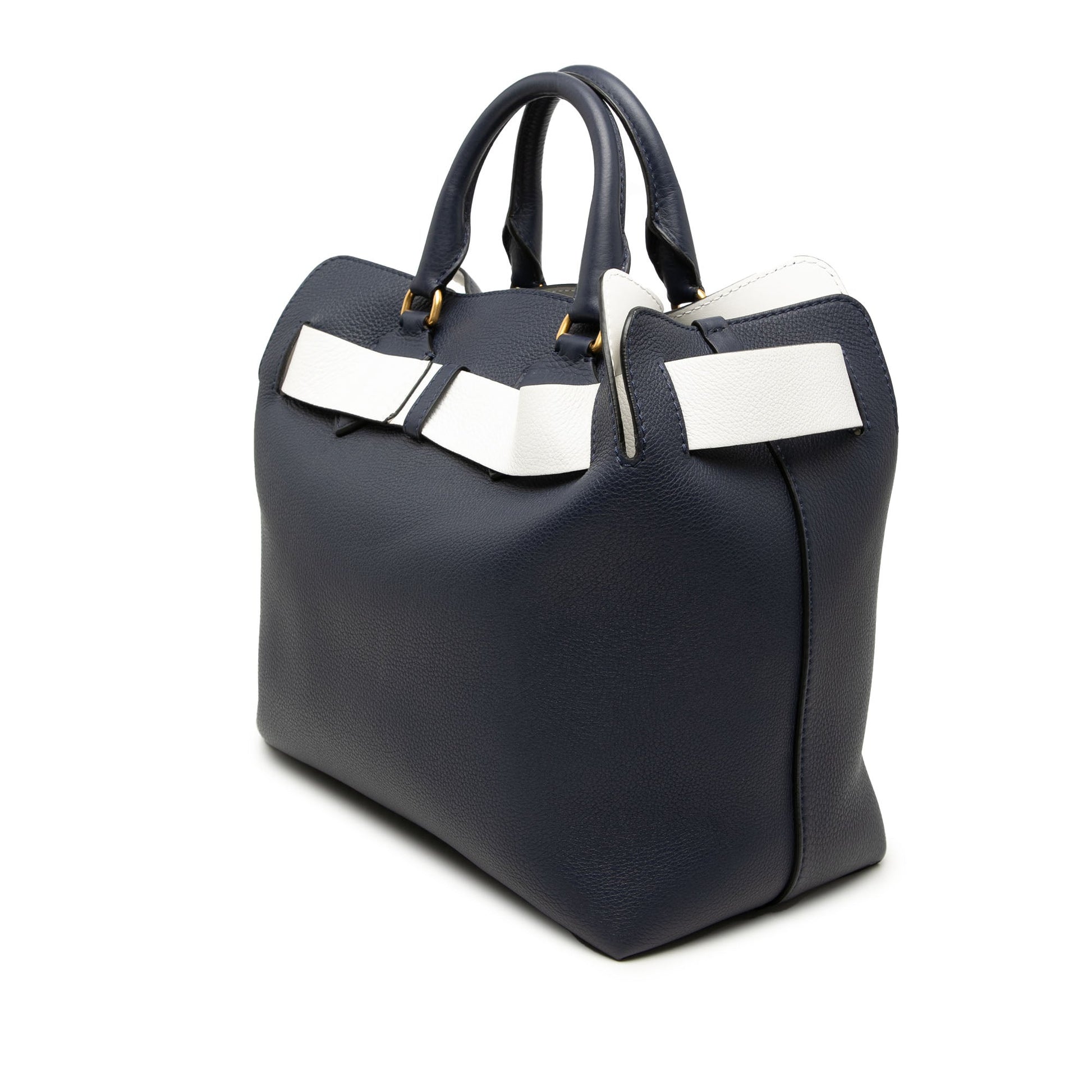 Burberry Medium Bicolor Leather Marais Belt Bag