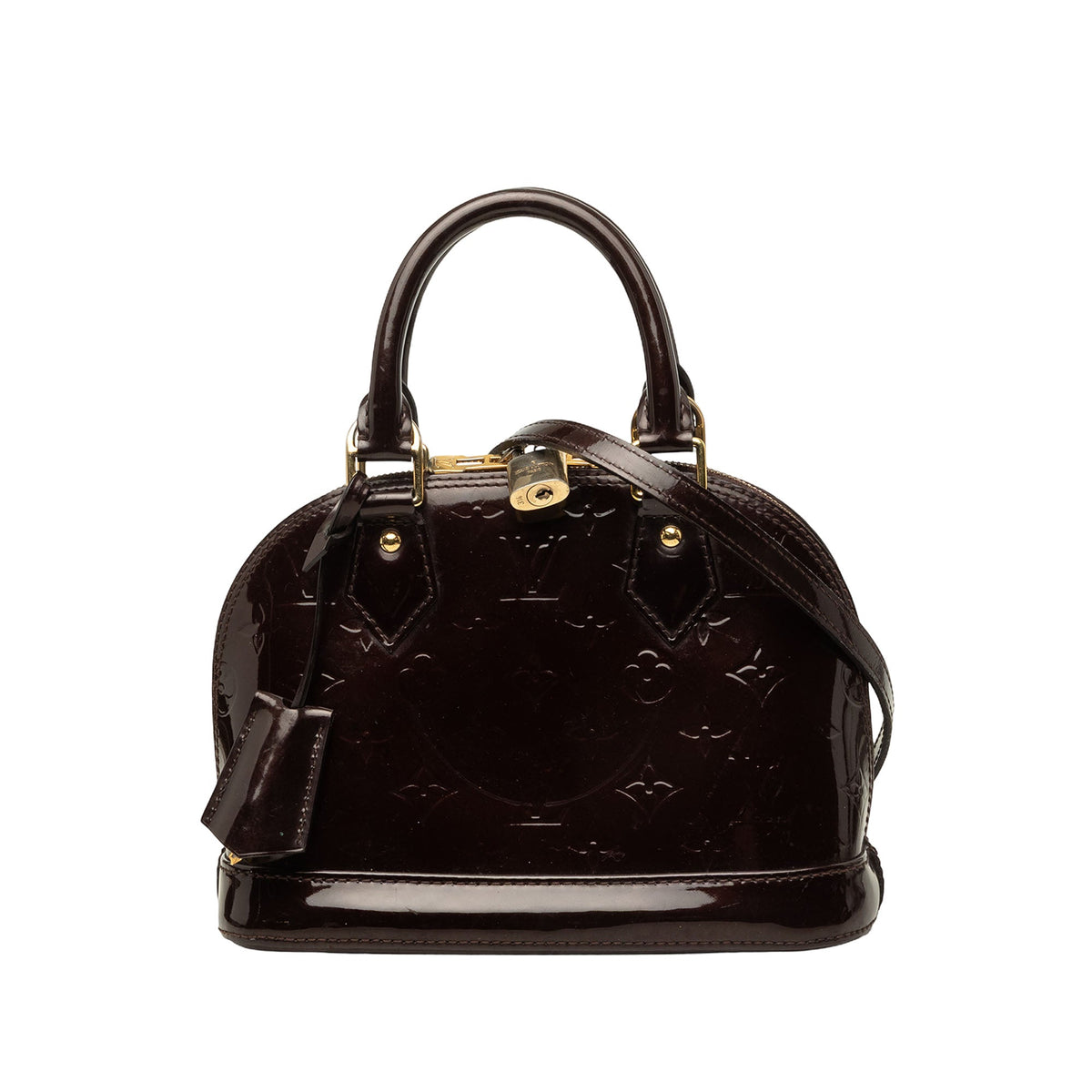 Louis Vuitton Monogram Vernis Alma BB — Purple