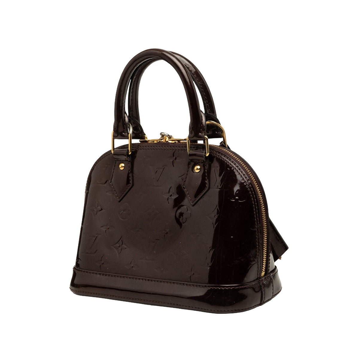 Louis Vuitton Monogram Vernis Alma BB — Purple