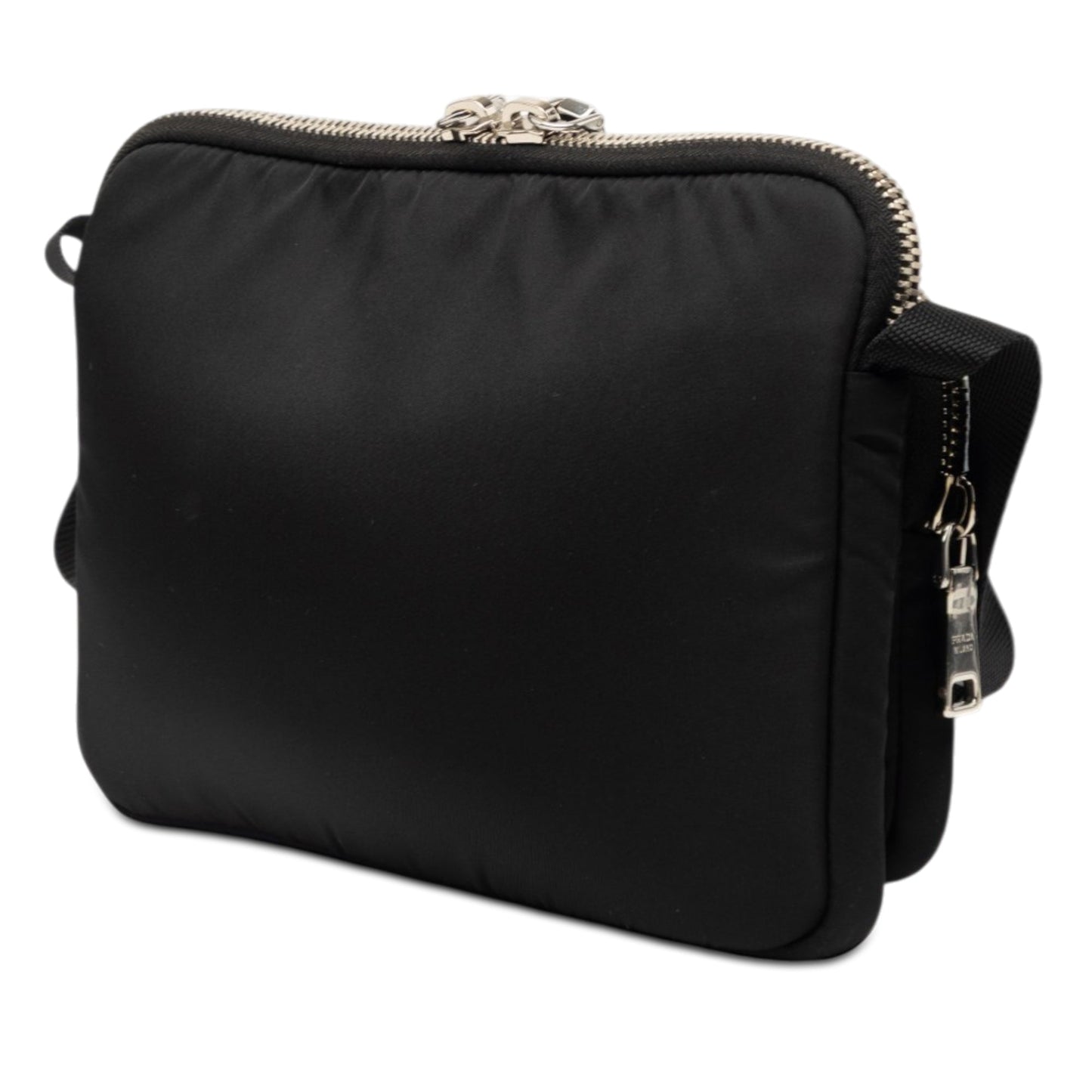 Prada Tessuto Front Pocket Logo Crossbody