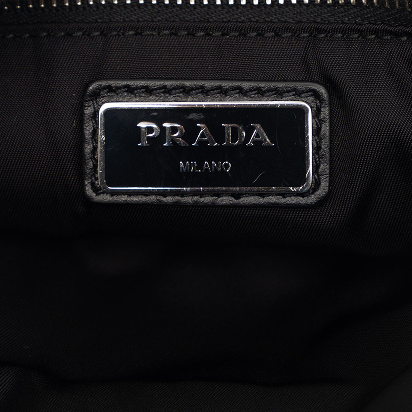 Prada Tessuto Front Pocket Logo Crossbody