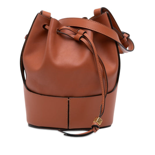 LOEWE Small Leather Balloon Bucket Bag