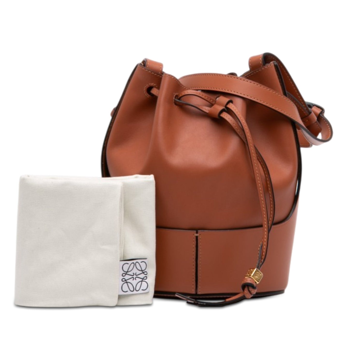 LOEWE Small Leather Balloon Bucket Bag