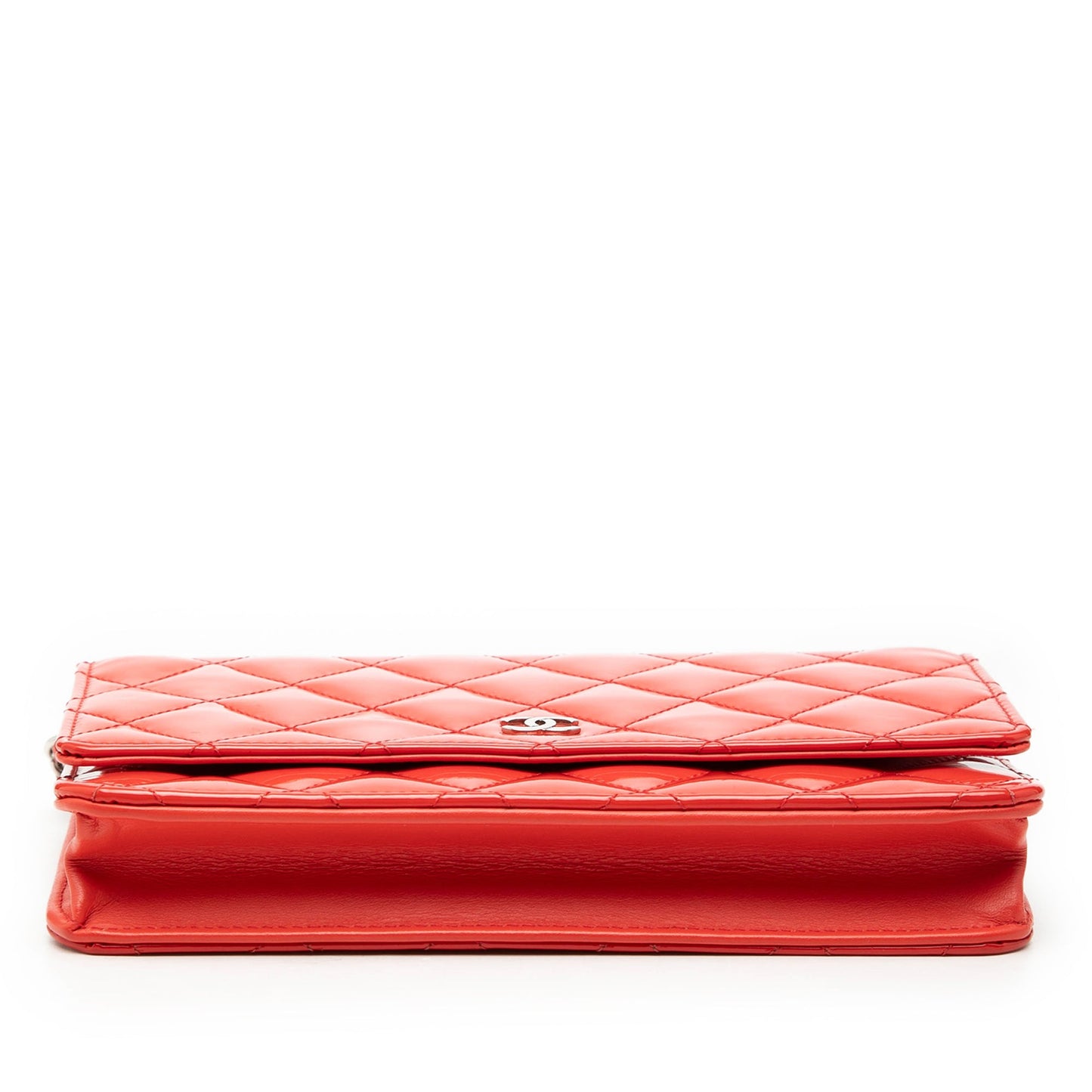 Chanel CC Patent Wallet on Chain