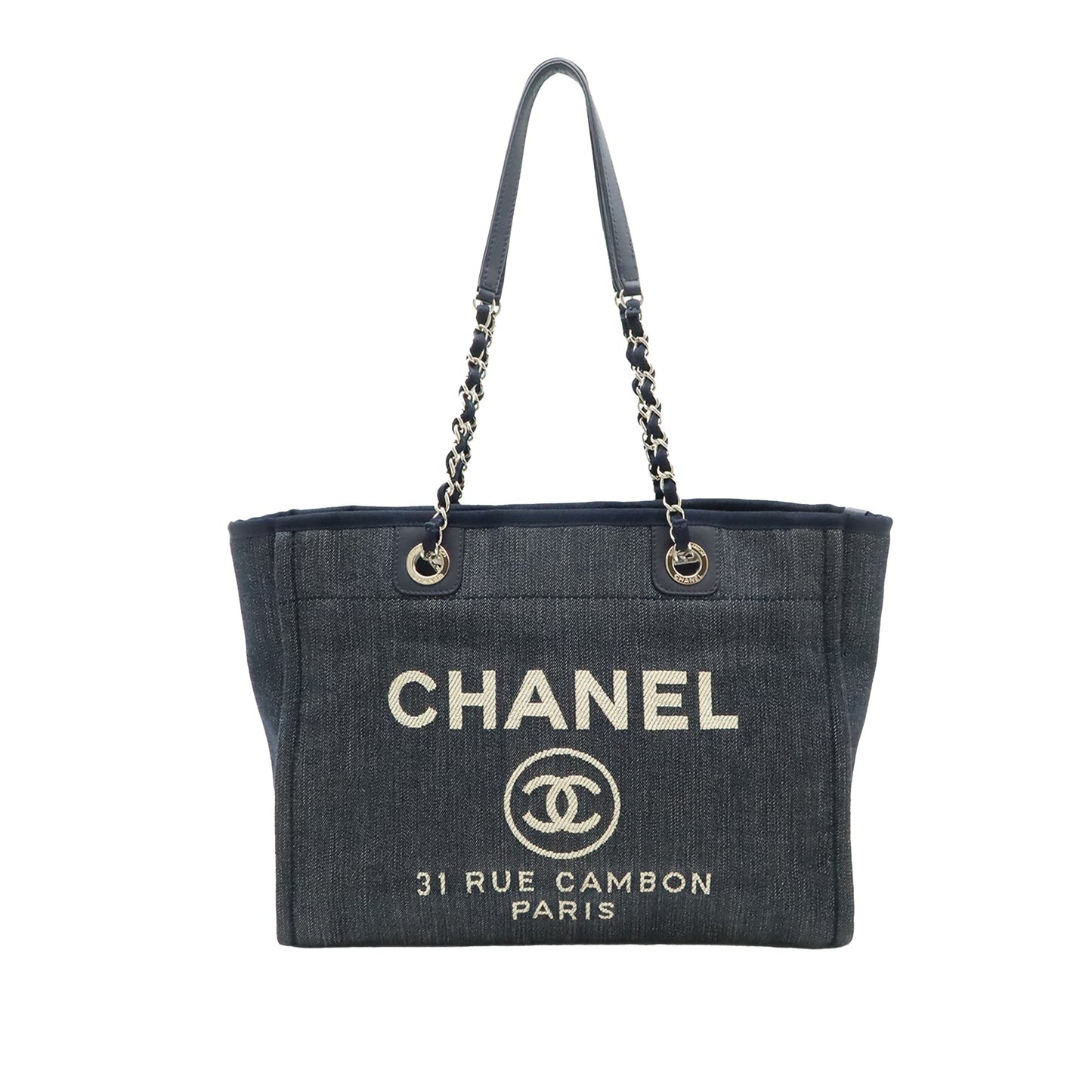 Chanel Small Denim Deauville Tote