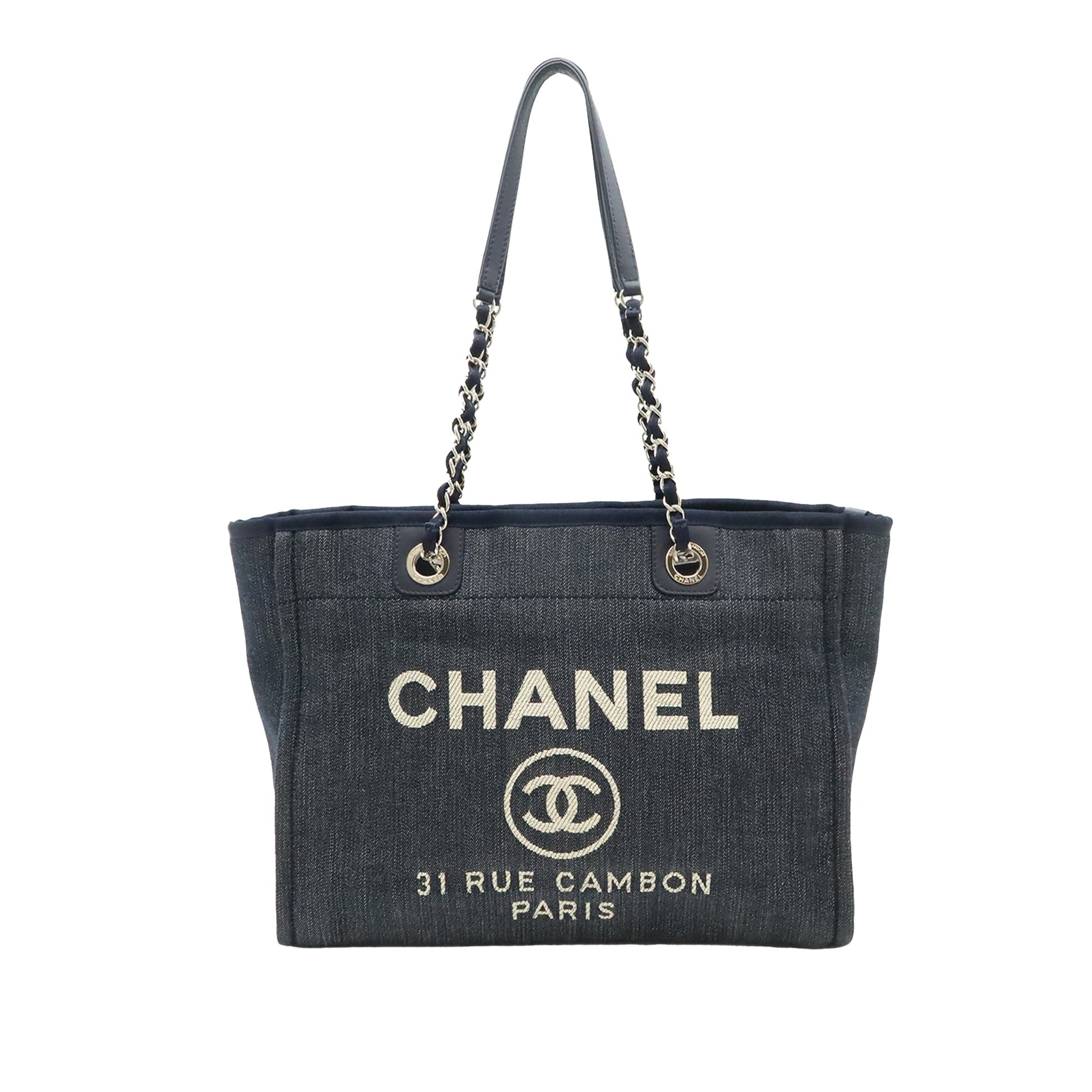 Chanel Small Denim Deauville Tote