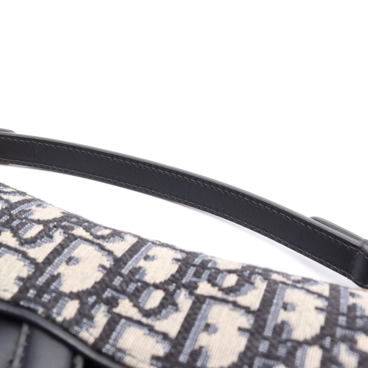 Dior Mini Oblique Canvas Saddle Bag