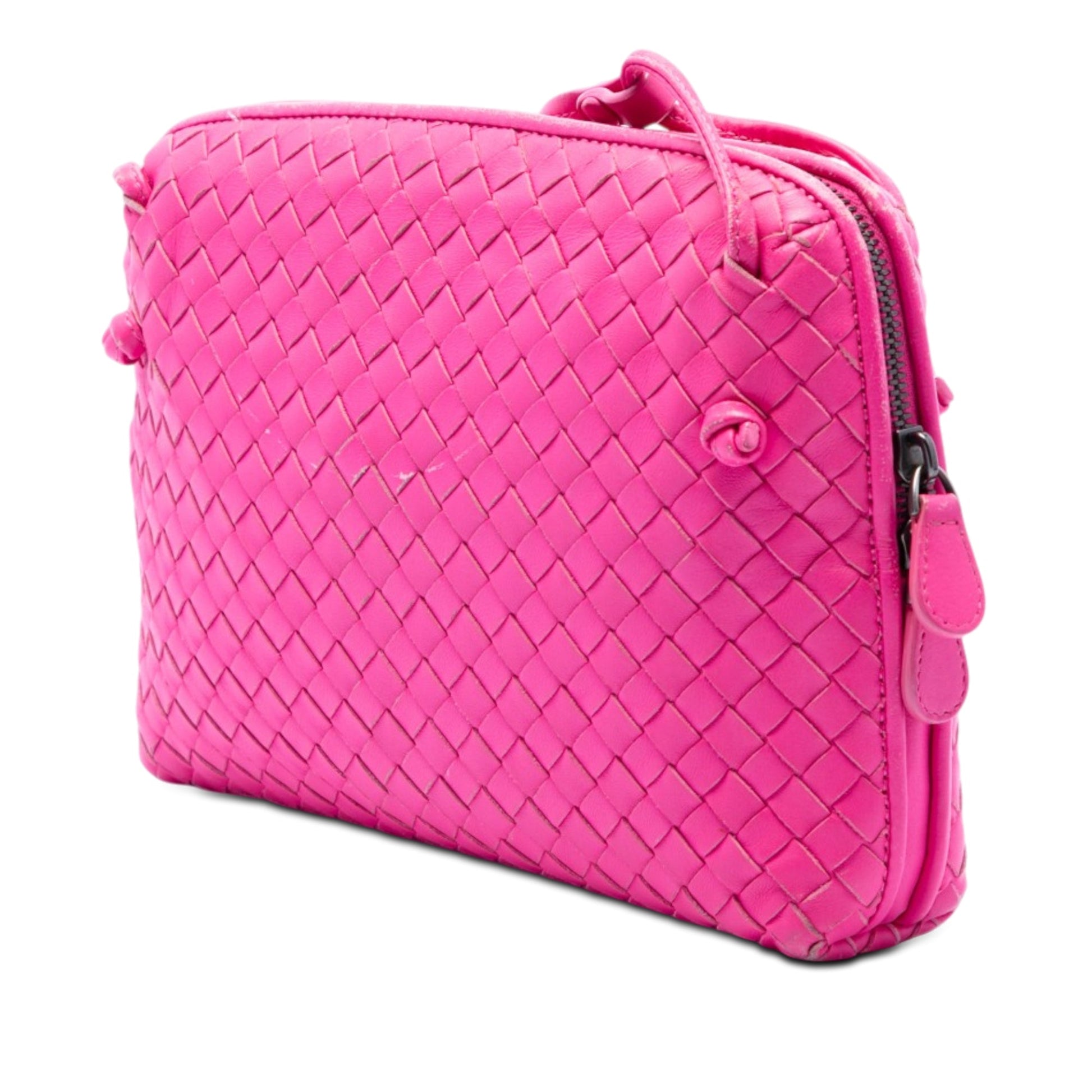Bottega Veneta Nappa Intrecciato Nodini Crossbody