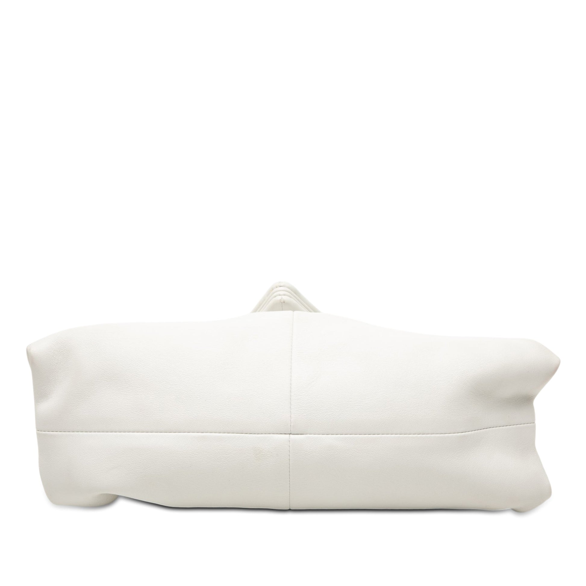 Bottega Veneta Leather BV Trine Angular Clutch
