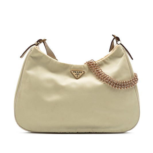 Prada Tessuto Chain Shoulder Bag