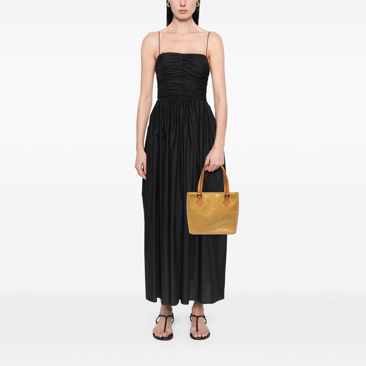 Louis Vuitton Monogram Vernis Houston — Beige