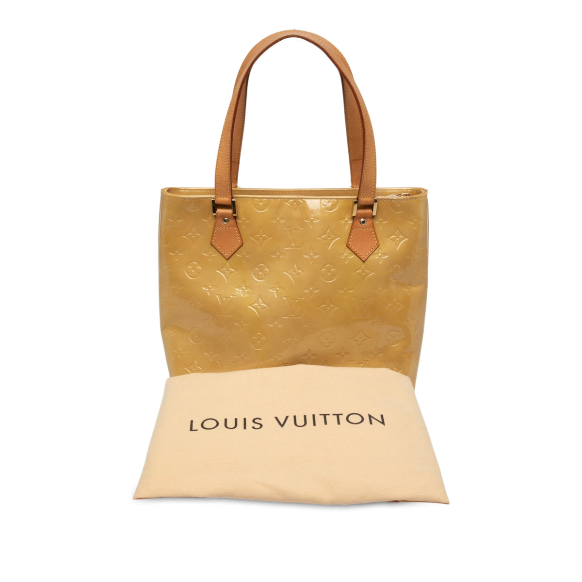 Louis Vuitton Monogram Vernis Houston — Beige