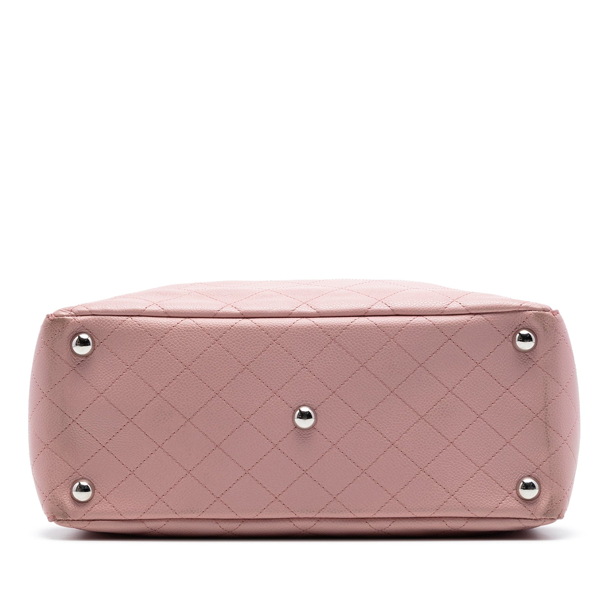 Chanel Small Quilted Caviar CC Pocket Tote