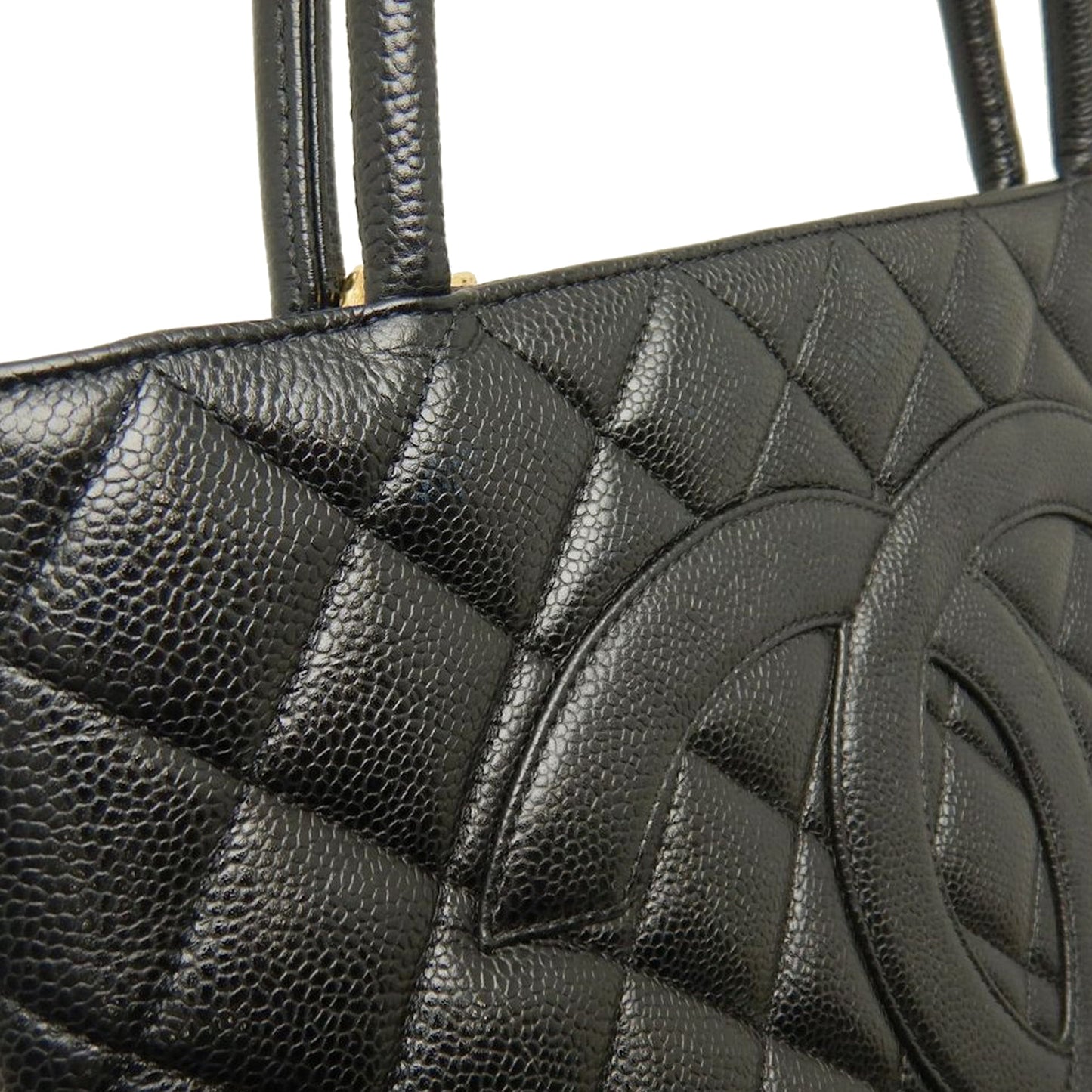 Chanel Caviar Medallion Tote