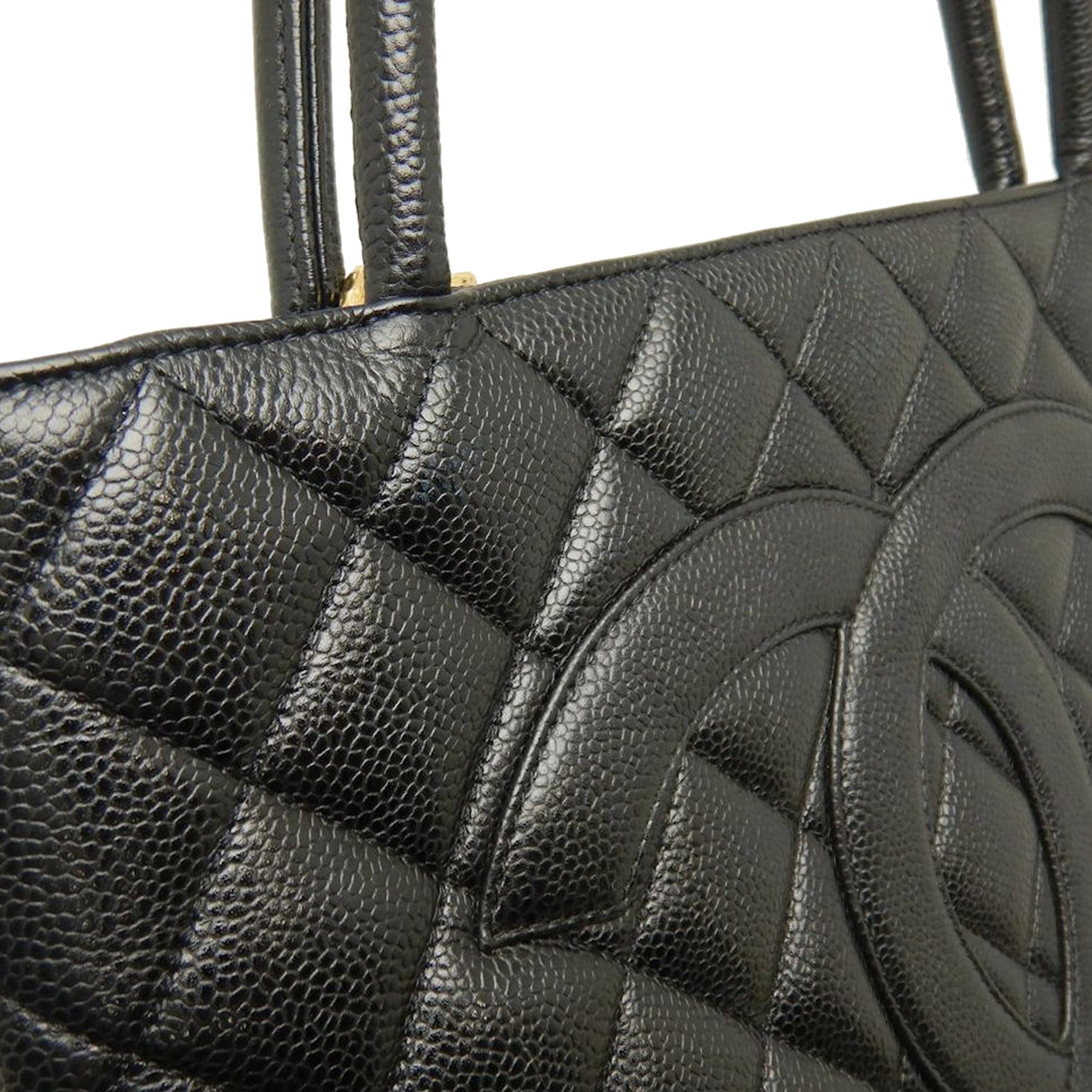Chanel Caviar Medallion Tote
