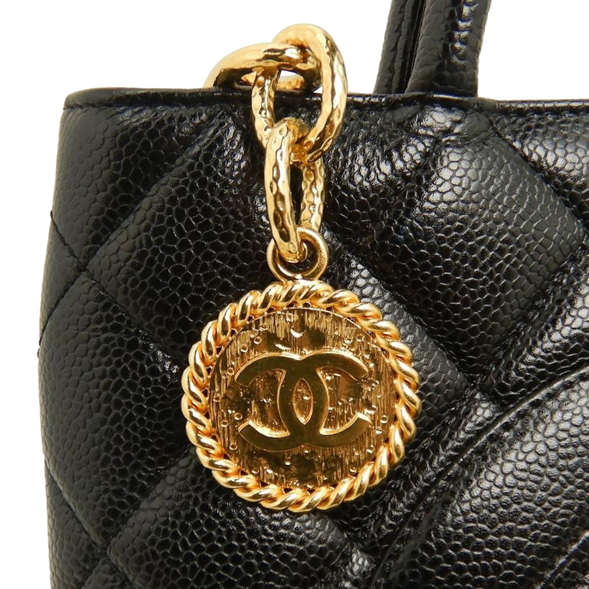 Chanel Caviar Medallion Tote