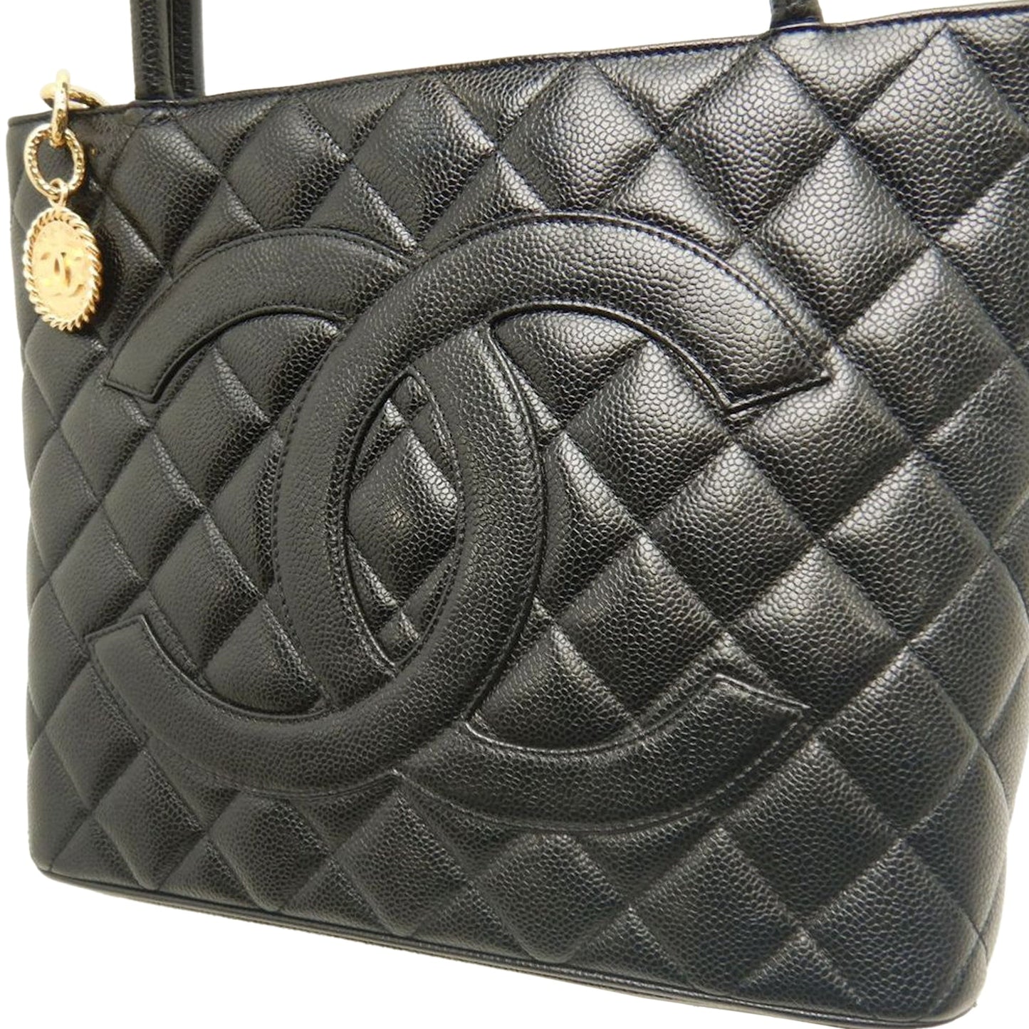 Chanel Caviar Medallion Tote