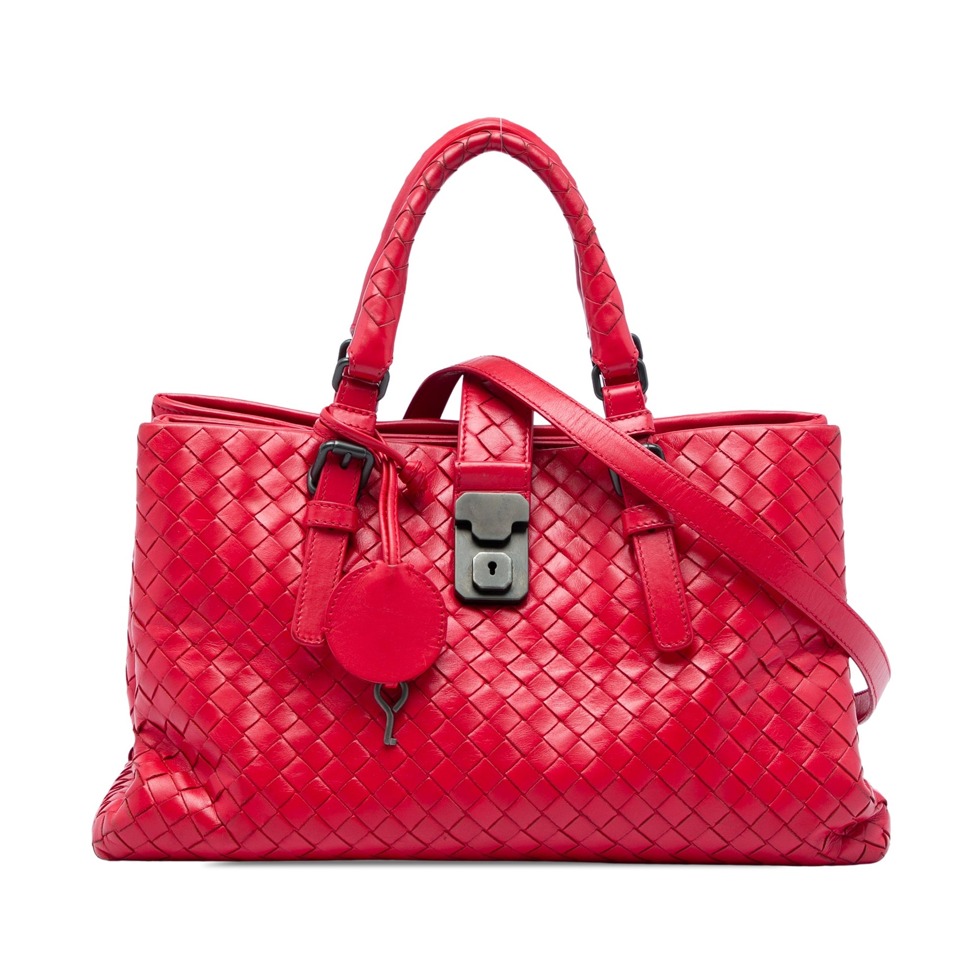 Bottega Veneta Small Nappa Intrecciato Roma Satchel