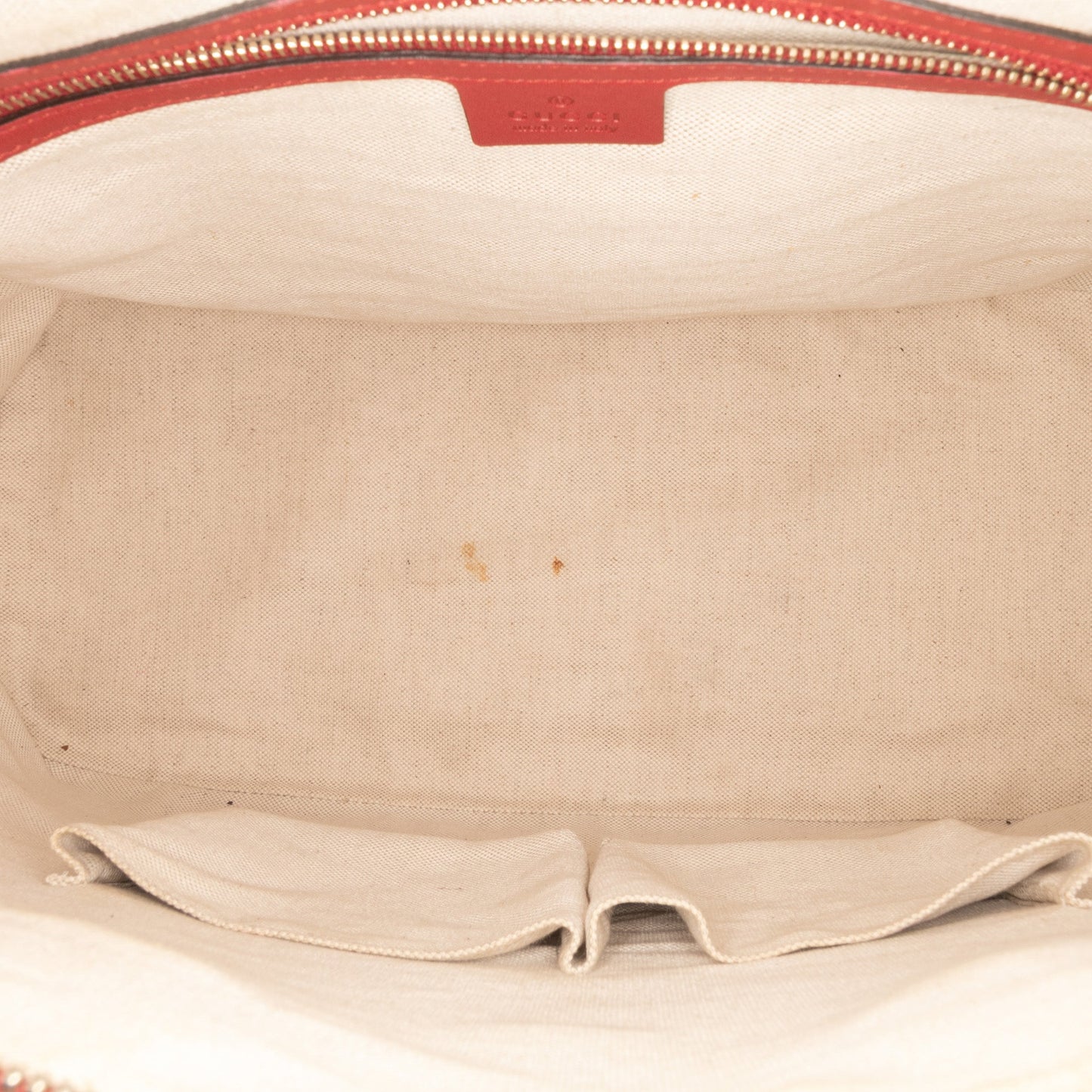 Gucci Large Microguccissima Patent Nice Dome Top Handle Bag